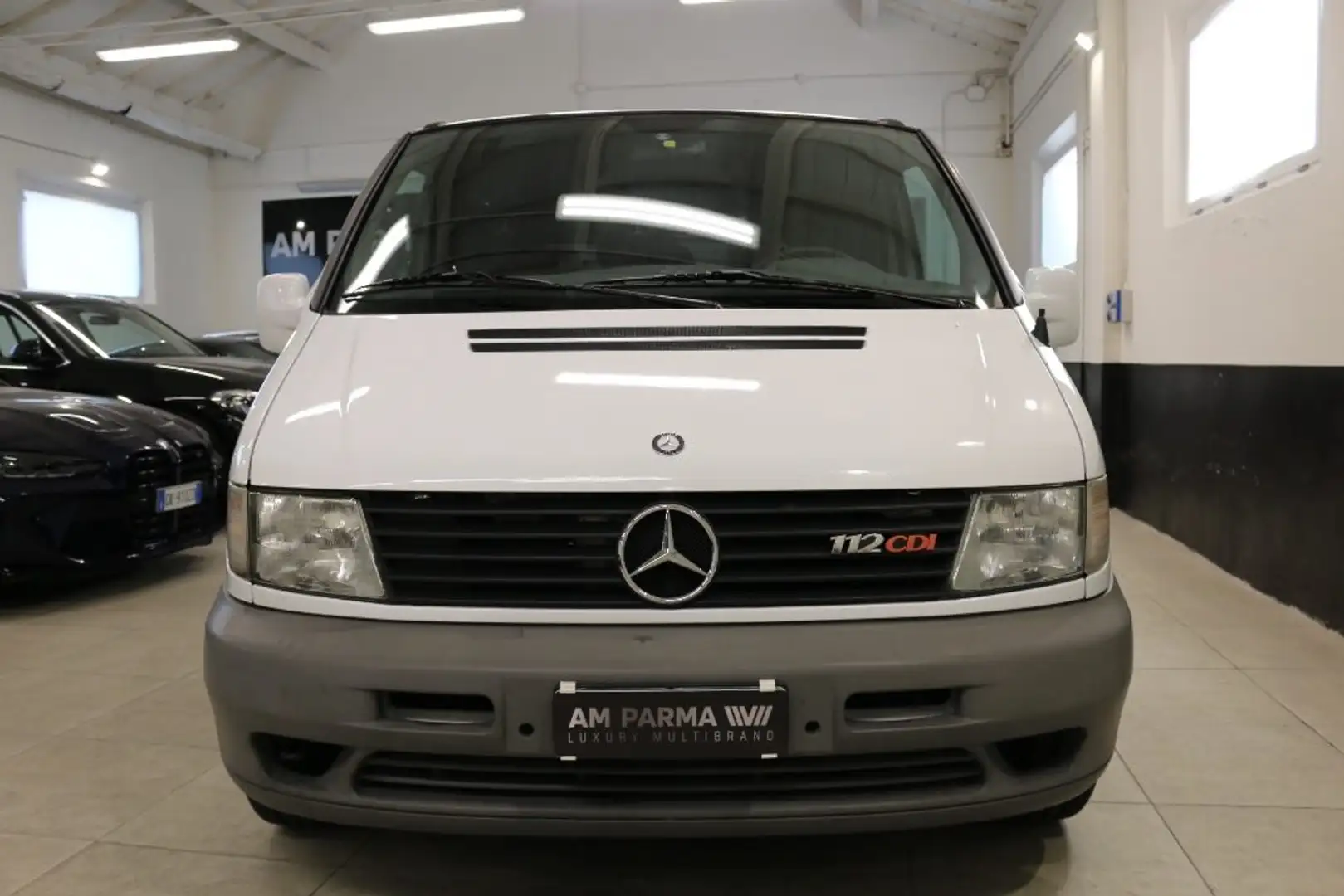 Mercedes-Benz Vito 112 CDI cat Mixto Vetrato/GANCIO TRAINO 6 POSTI Bianco - 2