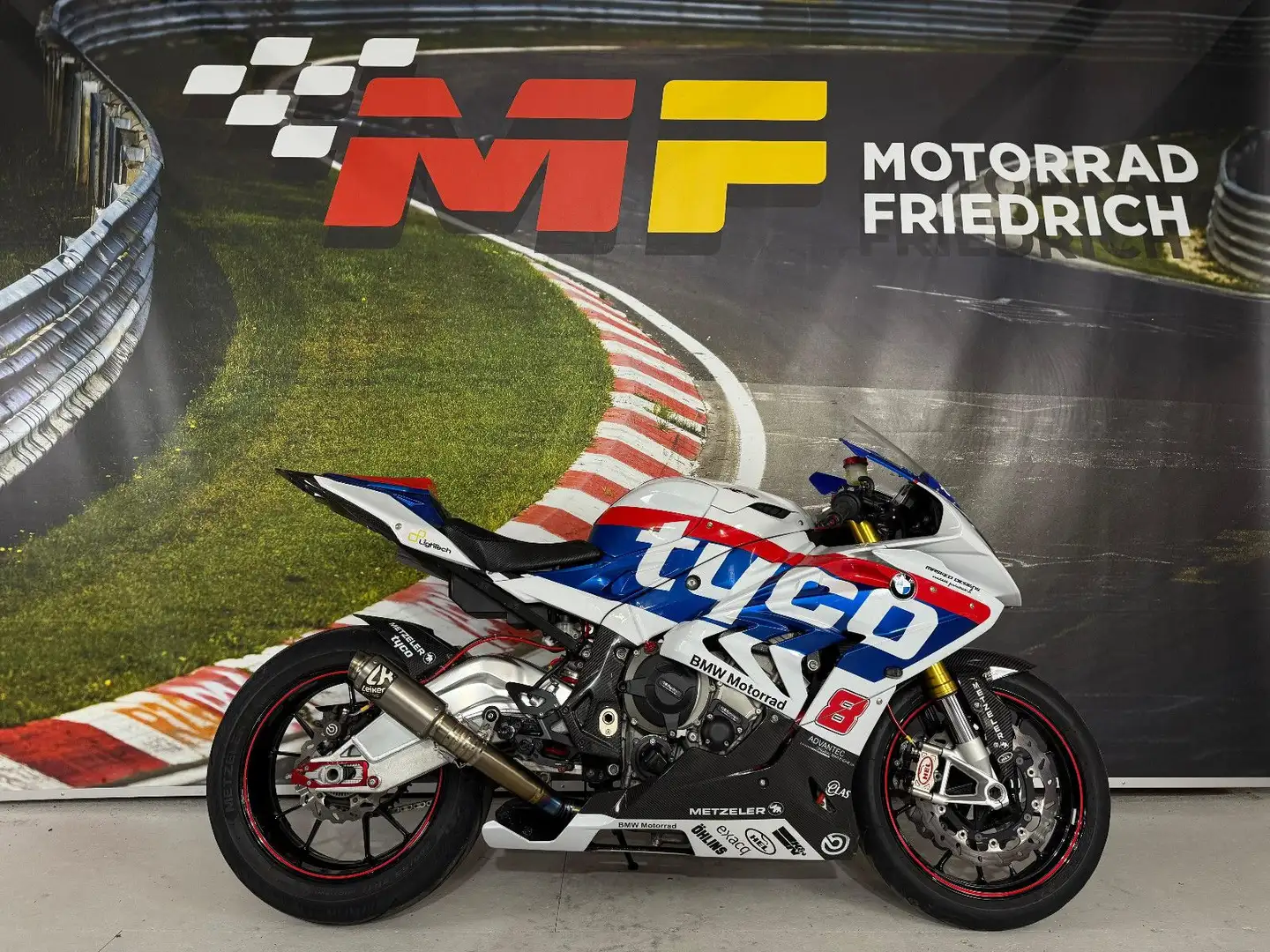 BMW S 1000 RR EURO3 [TYCO EINZELSTÜCK|NEUE REIFEN:S23] Weiß - 1