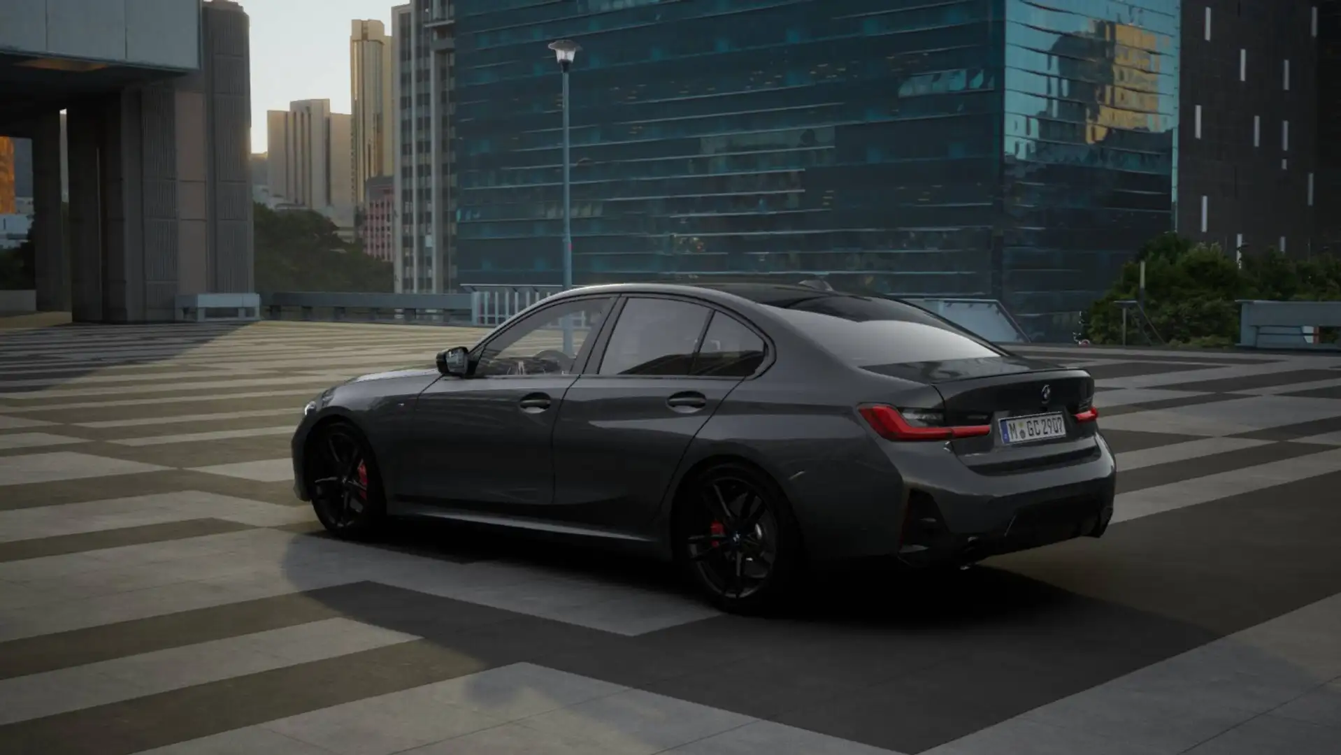 BMW 330 i xDrive Limousine ///M Sport SHD Shadow HiFi H-K Gris - 2