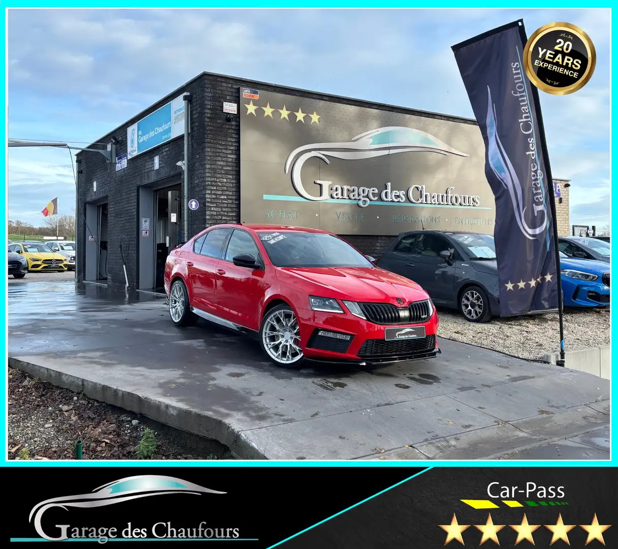 Skoda Octavia ! RS ! - 2.0 TFSI - DSG - Canton - JA 19' - Eu6b Rouge - 1