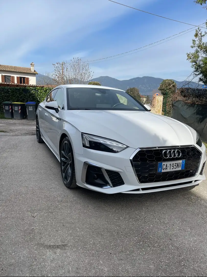 Audi A5 Sportback 40 2.0 g-tron S line edition 170cv s-tro Blanco - 1