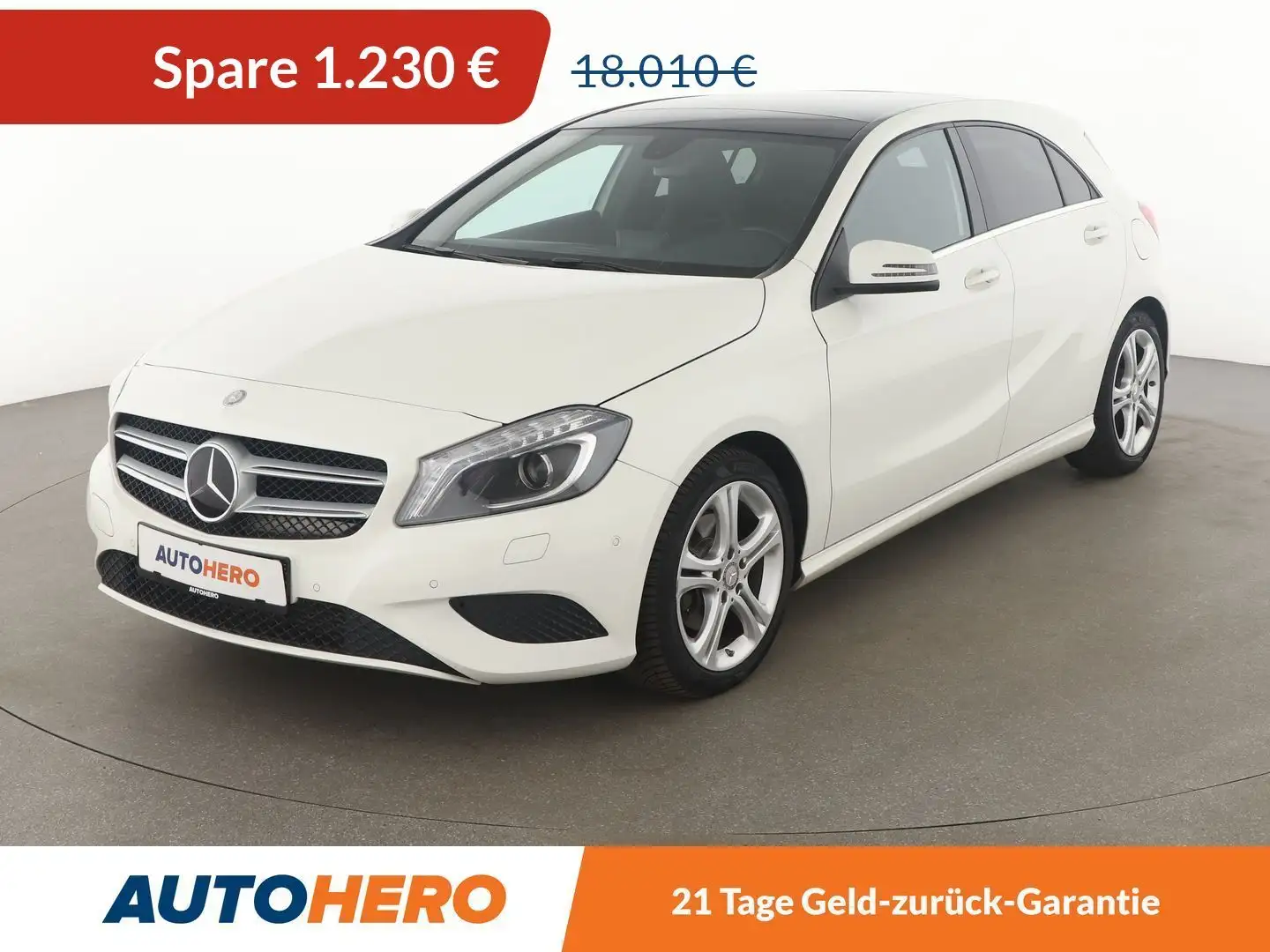 Mercedes-Benz A 180 A 180 BlueEfficiency Urban Aut.*NAVI*TEMPO*H&K*CAM Weiß - 1