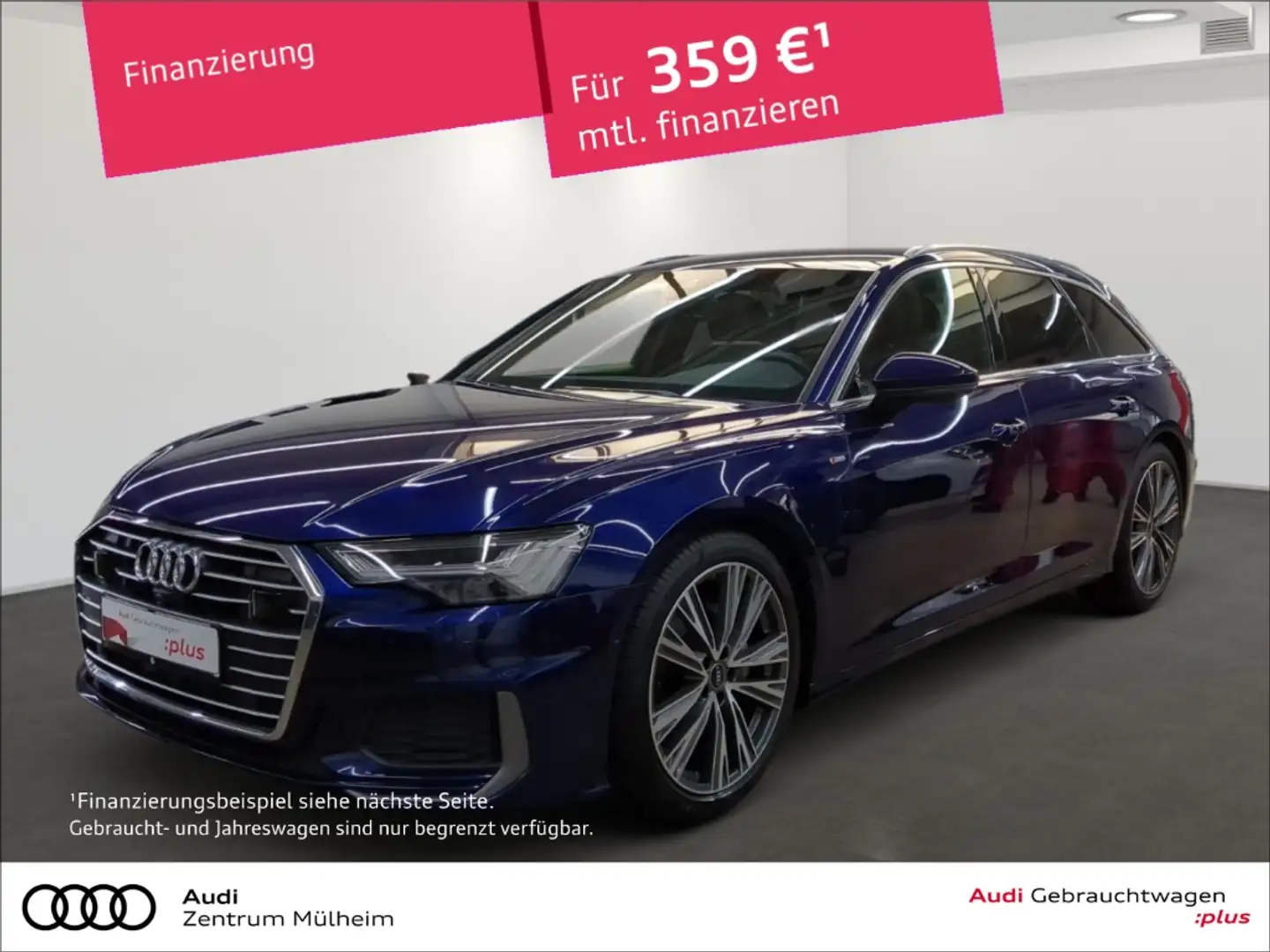 Audi A6 Avant 40 TDI S-Line Navi Matrix LED Blu/Azzurro - 1