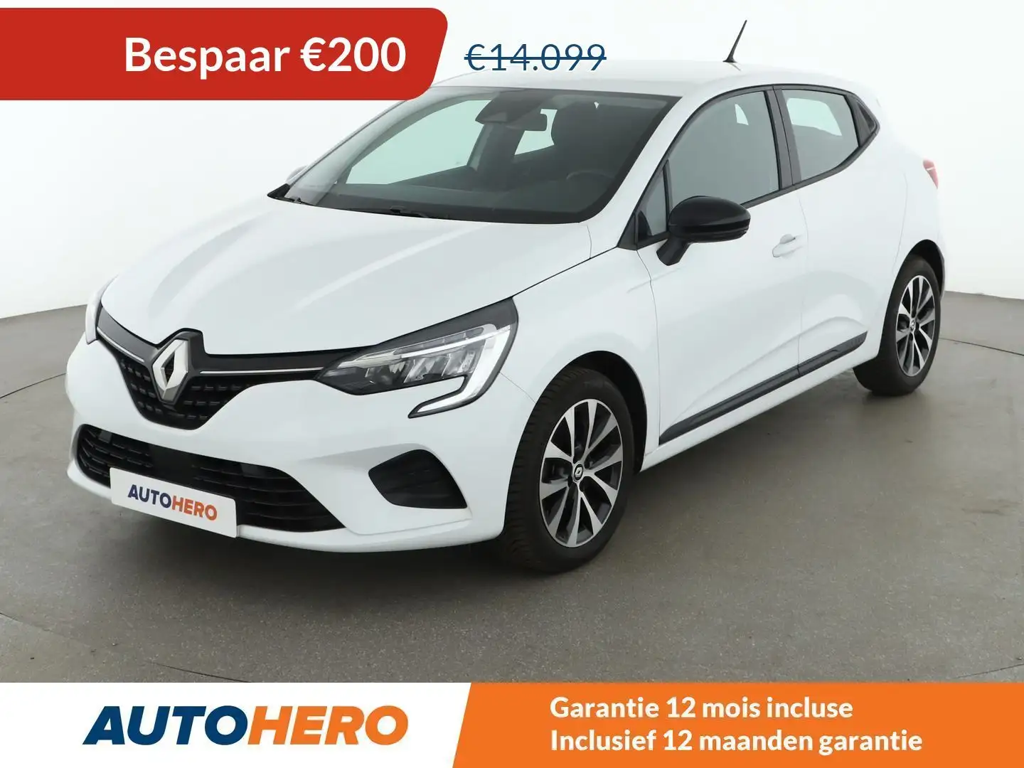 Renault Clio 1.0 TCe Equilibre Blanc - 1