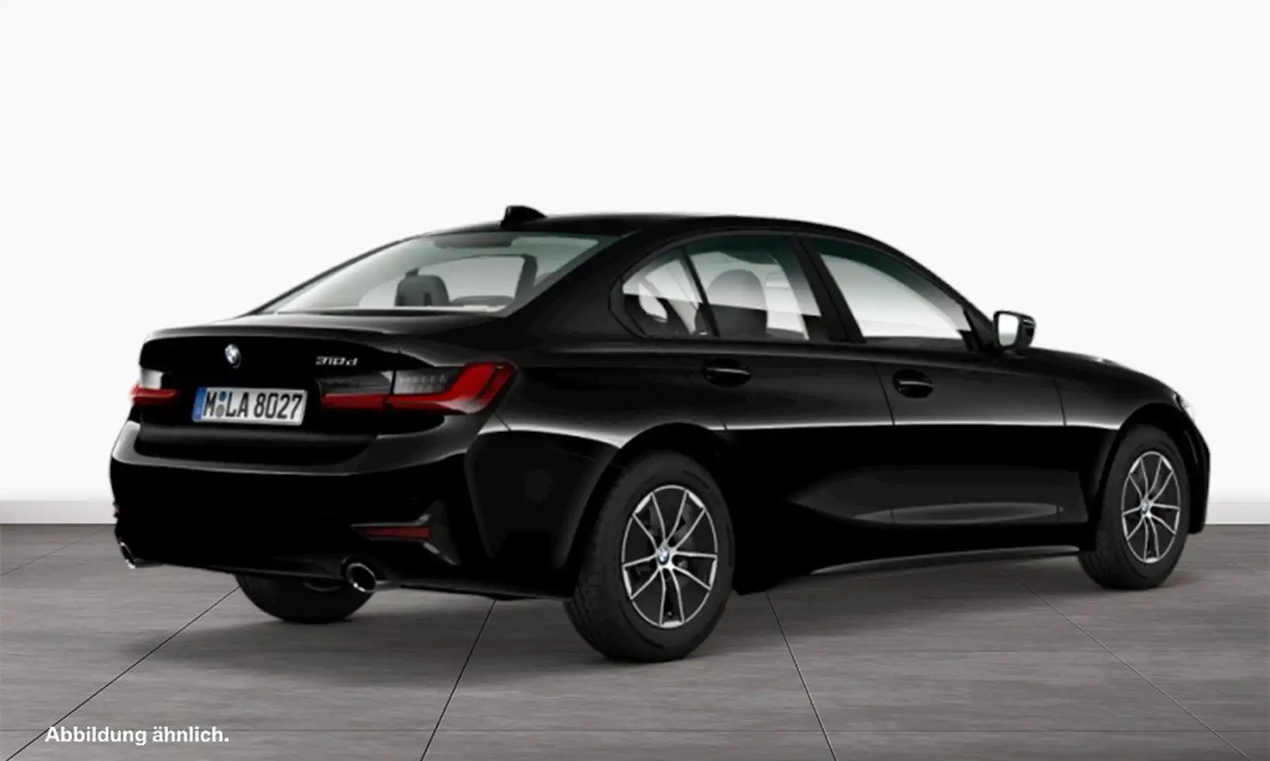 BMW 318 d Limousine DAB Tempomat Shz PDC Schwarz - 2