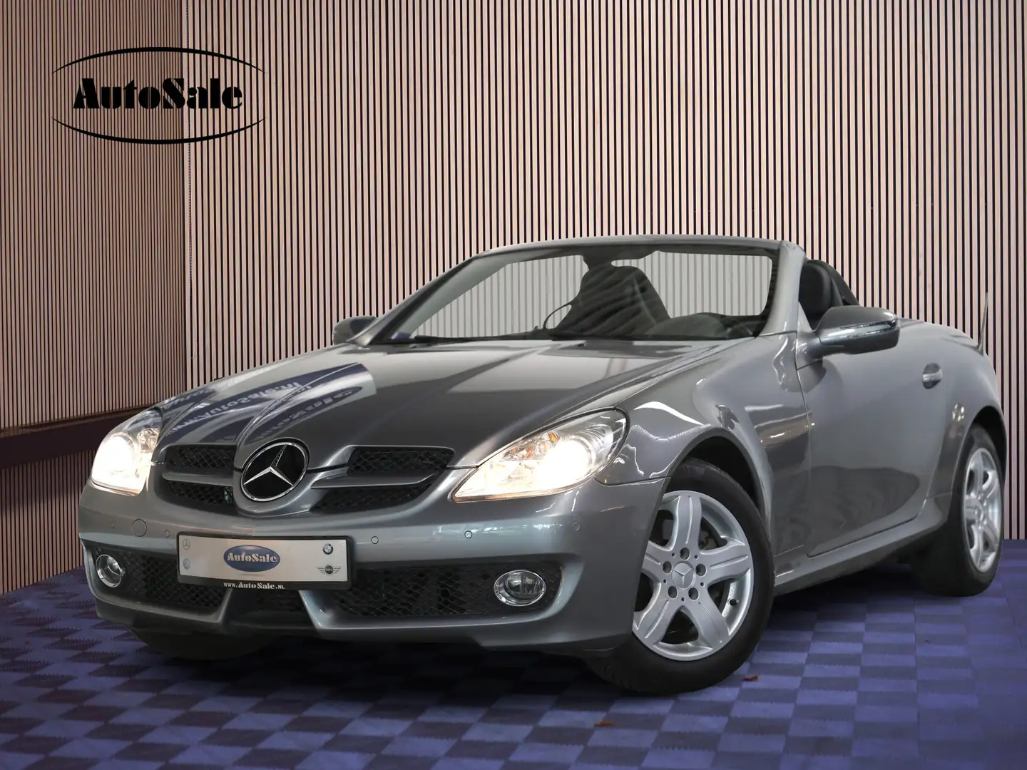 Mercedes-Benz SLK 200 K. Prestige Plus 57.000 km ! Automaat Facelift 08 Argintiu - 1
