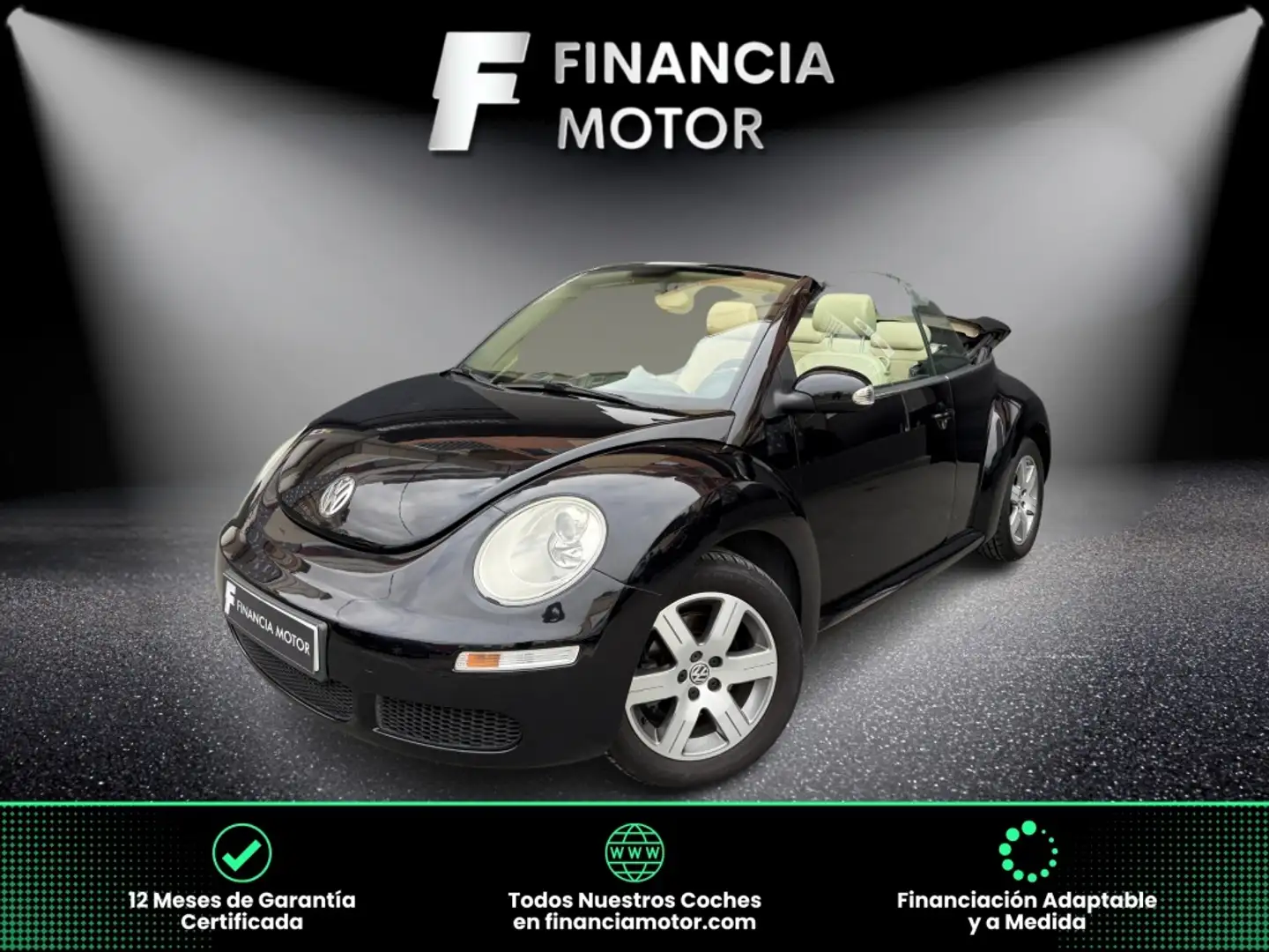 Volkswagen Beetle Cabrio. 1.6 Fekete - 1