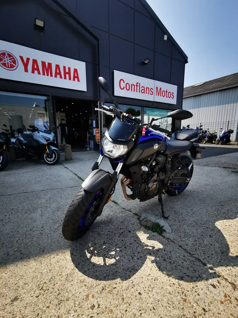 Yamaha MT-07 Bleu - 2