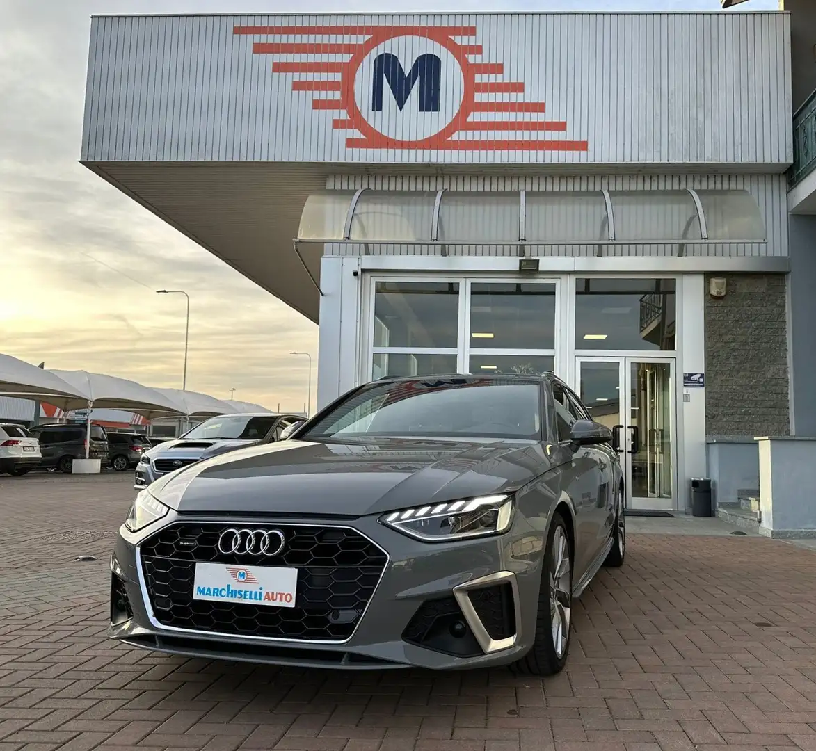 Audi A4 40 2.0 tdi S Line edition quattro 190cv s-tronic Gris - 1