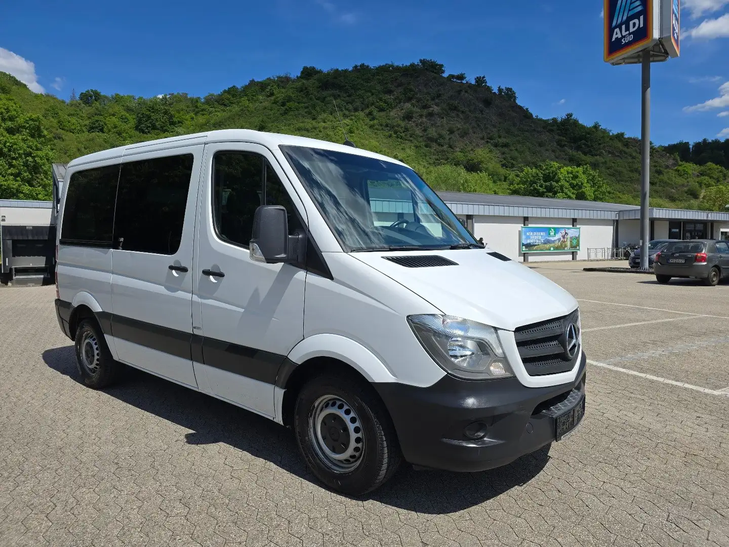 Mercedes-Benz Sprinter II Kombi+9 SITZER+NAVI+AHK+KLIMA+ Blanco - 1