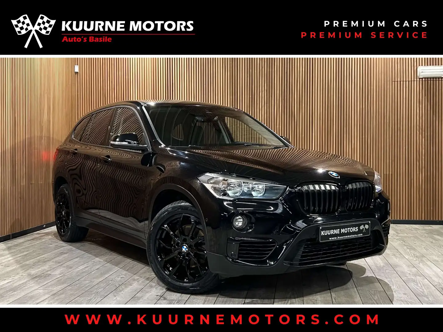 BMW X1 sDrive18i Alu18\/SportZet/Gps/Cruise *1j garantie* Noir - 1