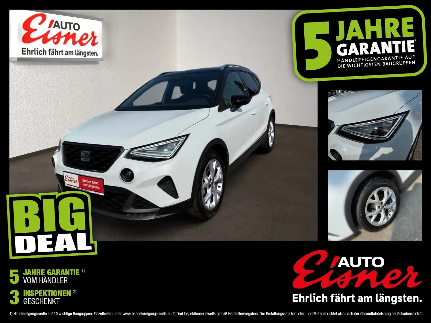 SEAT Arona 1.0 Eco TSI FR ABS ESP Blanc - 1