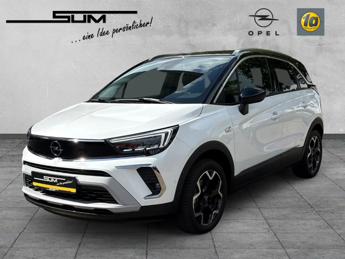 Opel Crossland Ultimate Automatik Navi Napaleder SHZ LHZ ALU LED Weiß - 1