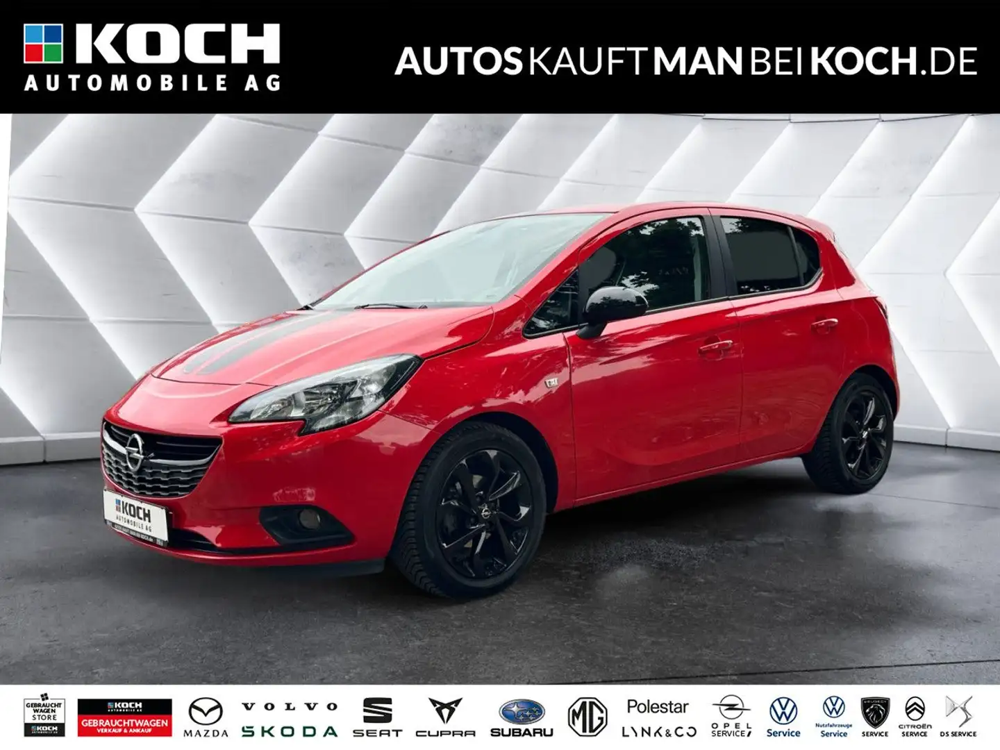 Opel Corsa E 1.4 KLIMA TEMPOMAT LM ALLWETTER Bluetooth Rot - 1