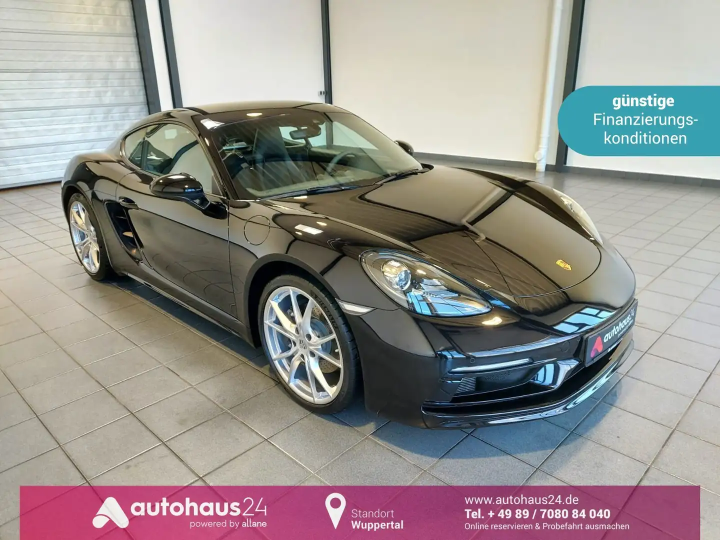 Porsche Cayman 718 Cayman / Boxster 2.0  Sport-Chrono|PDK|BOSE Černá - 1