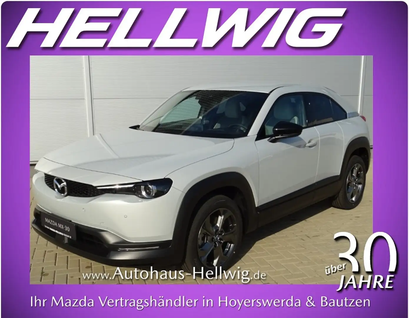 Mazda MX-30 e-SKYACTIV Premium Modern Confidence Bose Blanc - 1