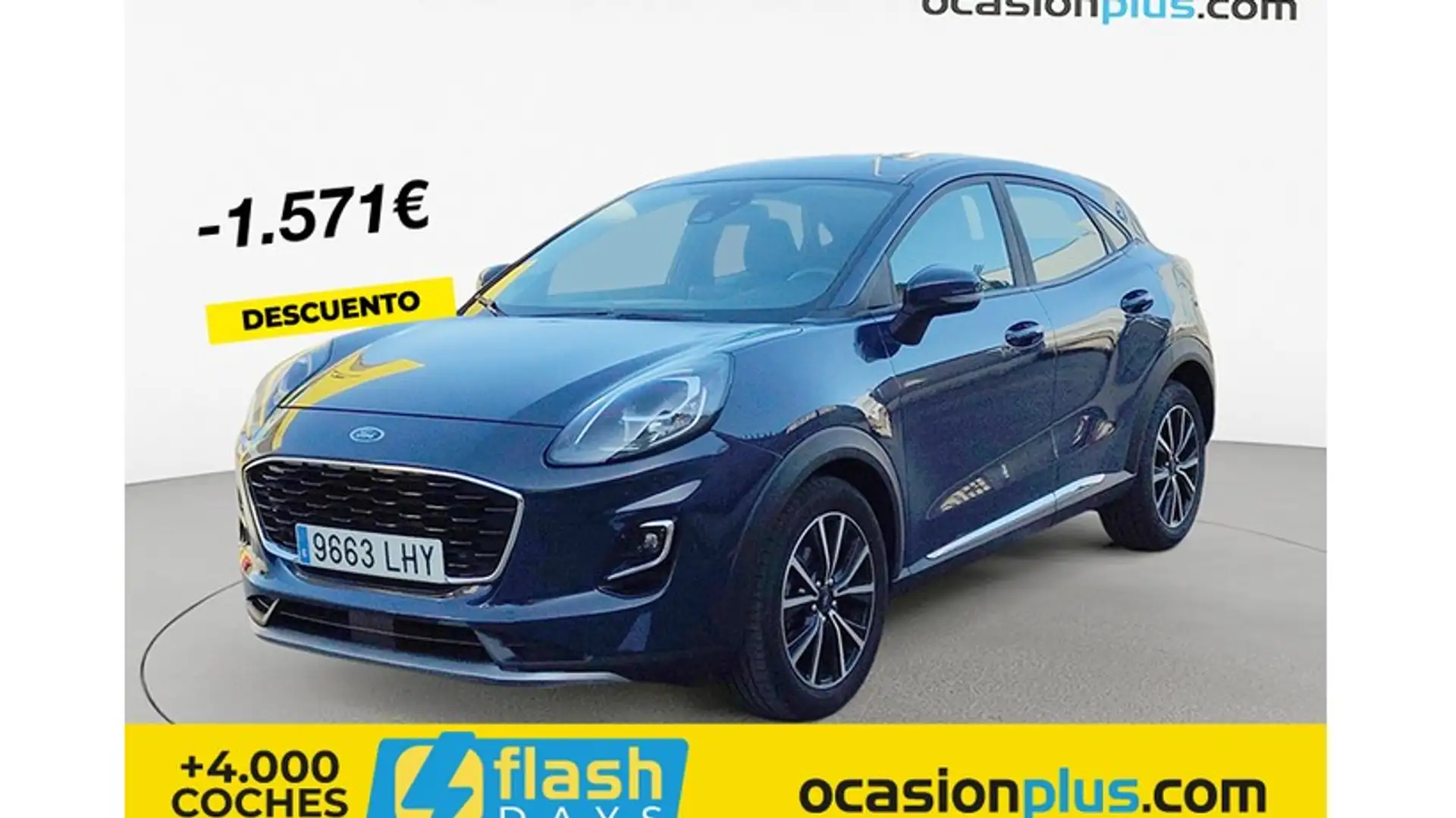 Ford Puma 1.5 Ecoblue Titanium 120 Bleu - 1