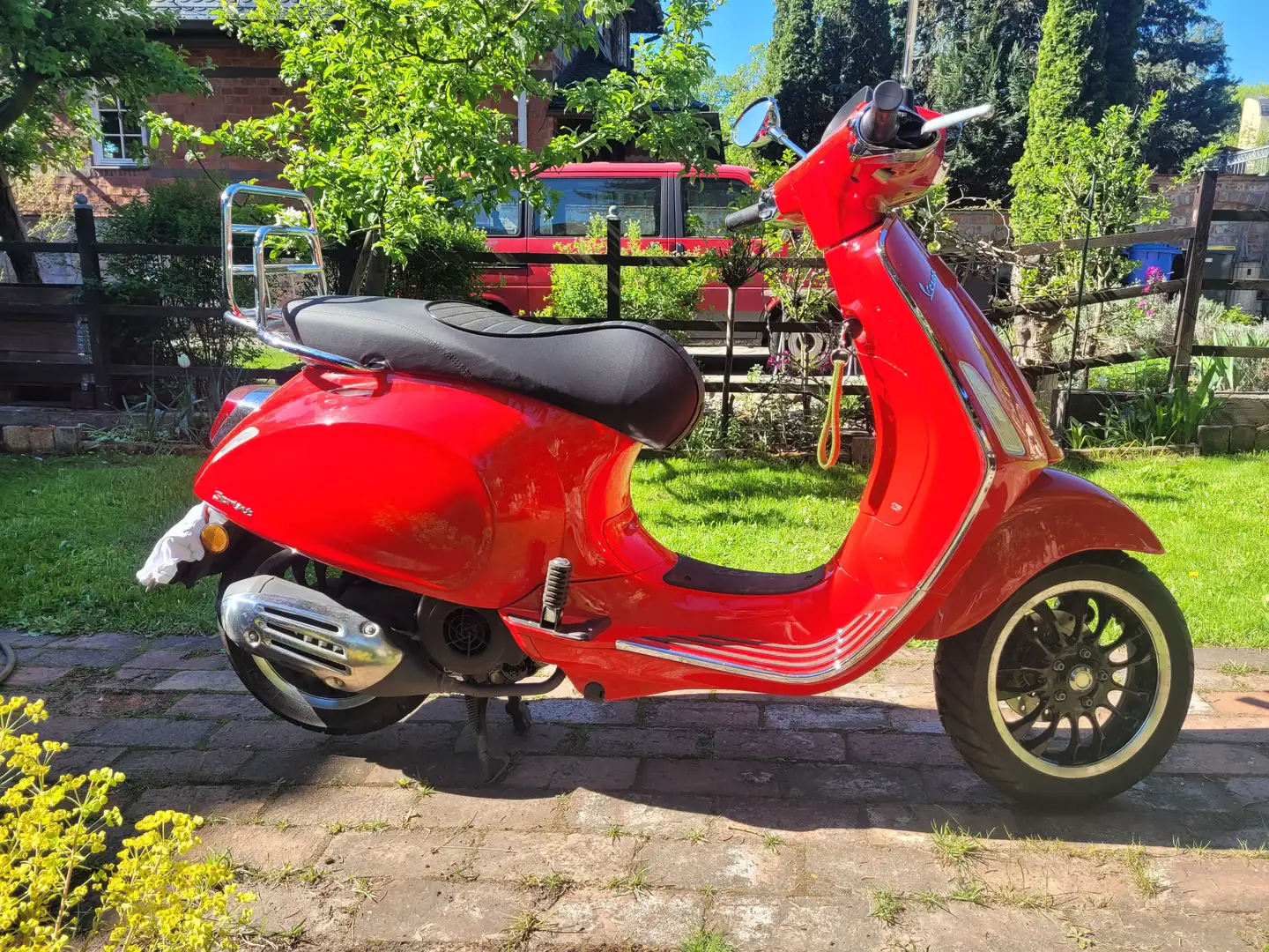 Vespa 125 Primavera Sprint Rojo - 2