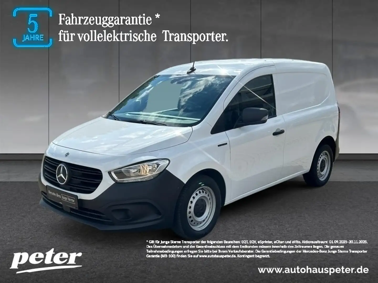 Mercedes-Benz eCitan e Kasten BASE AHK+KLIMA Wit - 1