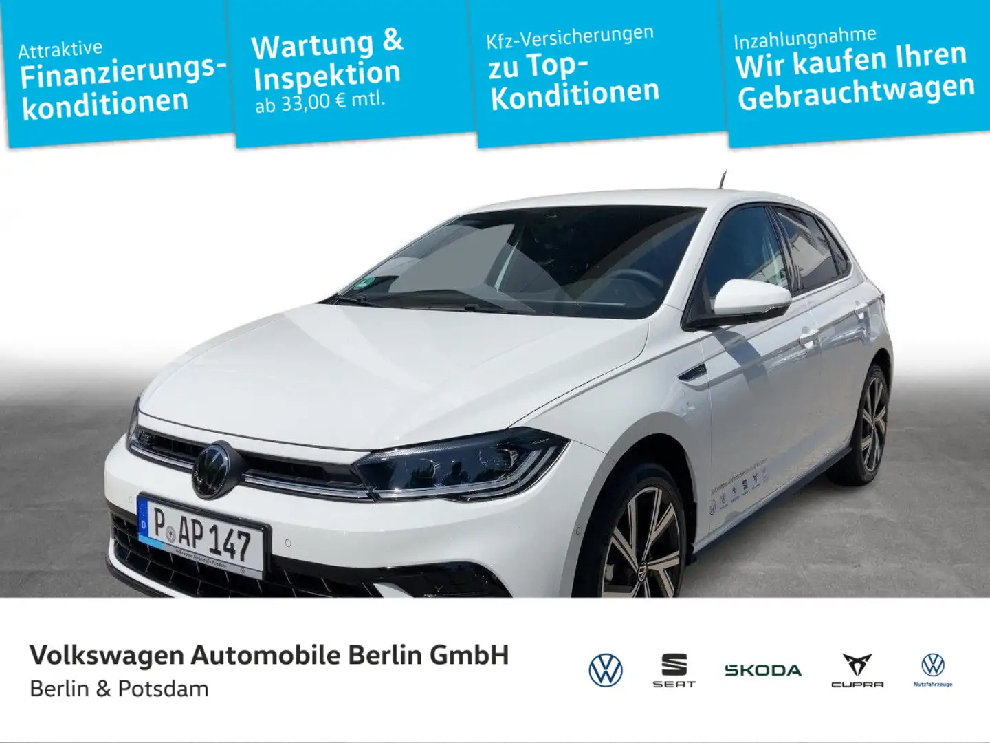 Volkswagen Polo R-Line 1.0 TSI DSG Weiß - 1