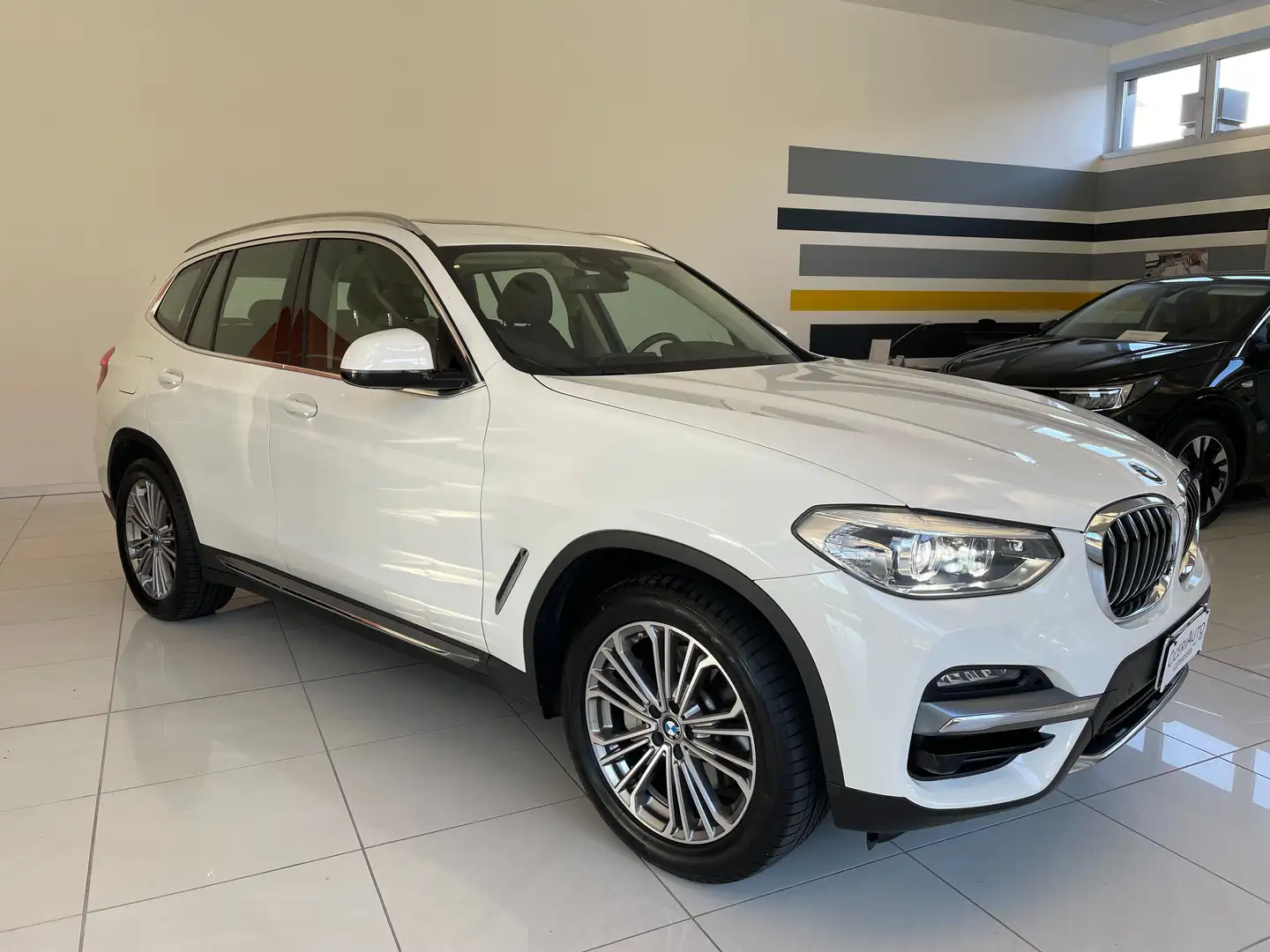 BMW X3 xdrive30e Luxury auto Weiß - 1