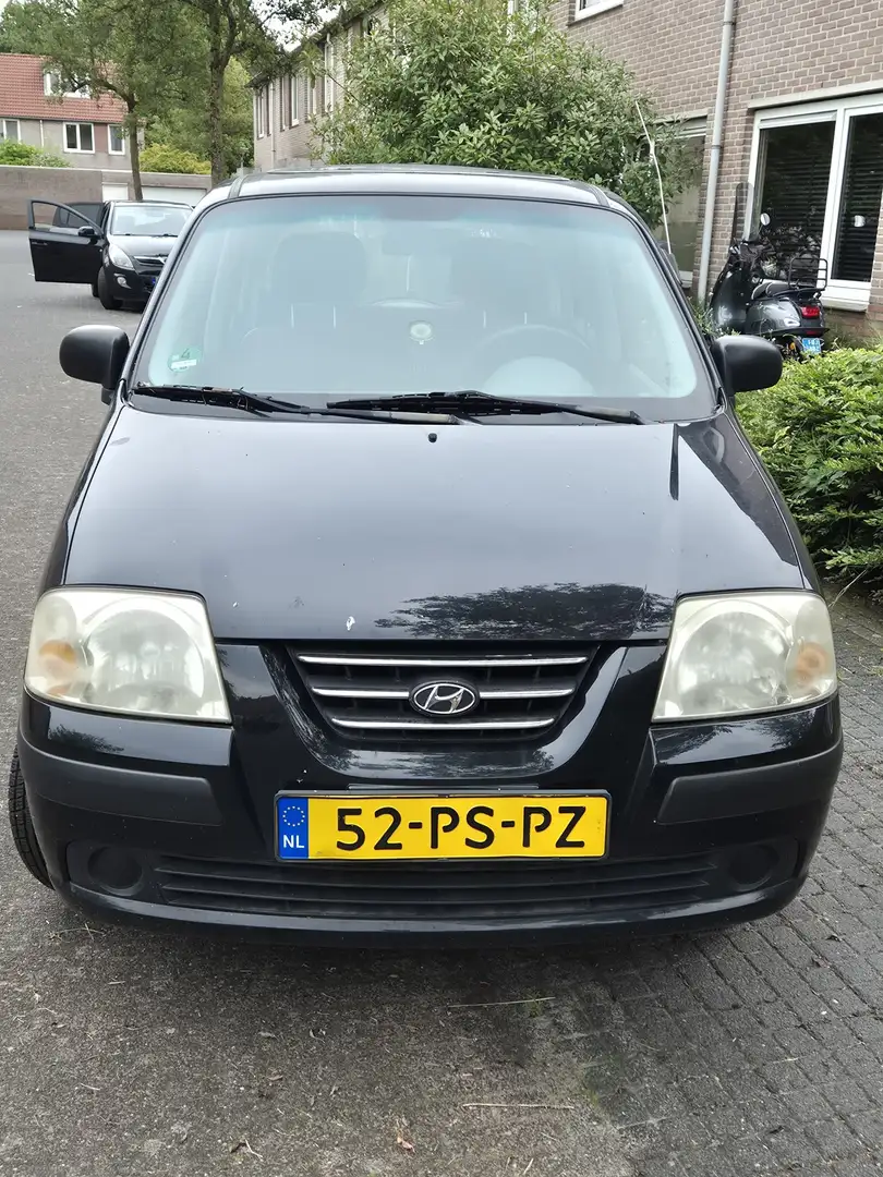 Hyundai Atos 1.1i Active Sky Zwart - 1