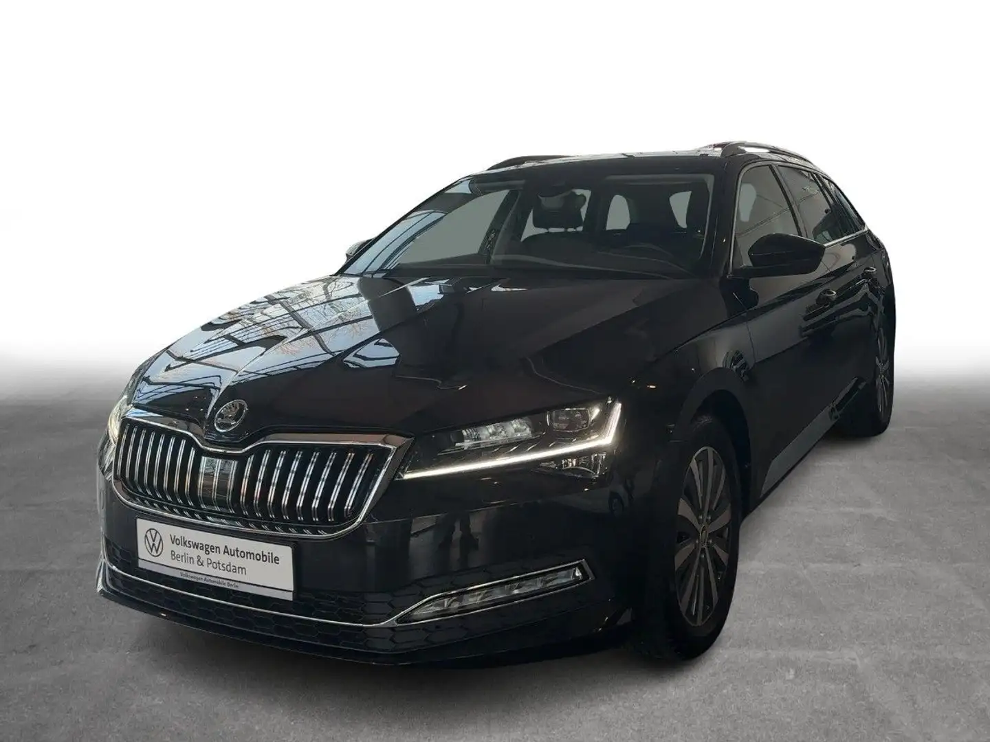 Skoda Superb Combi 2.0TDI DSG Style NAVI AHK LED PDC Schwarz - 2