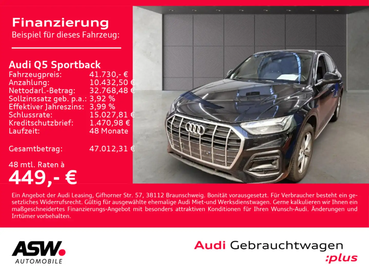 Audi Q5 S line 40 TDI quattr Stron LED 360° Schwarz - 1