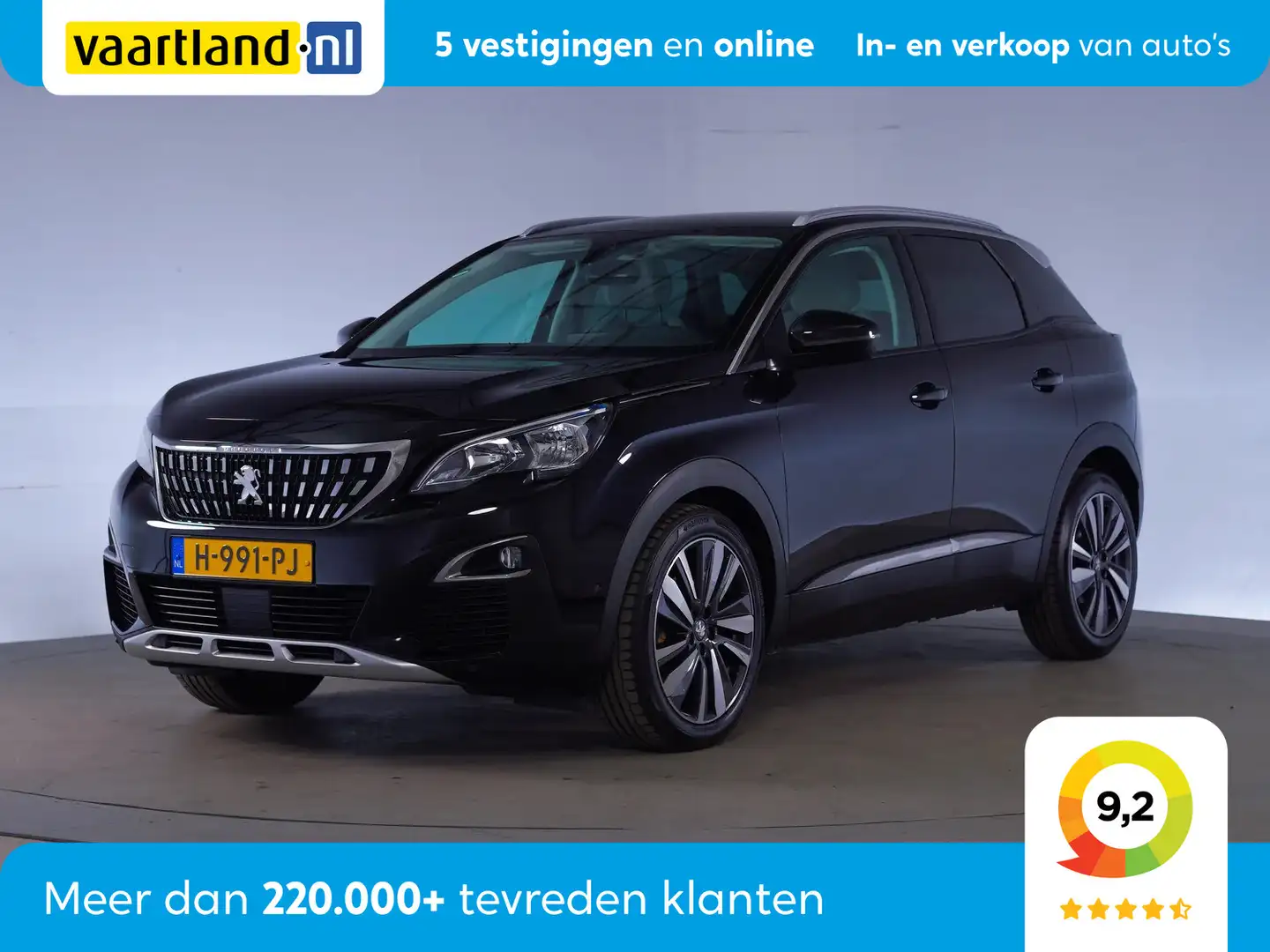 Peugeot 3008 1.2 PureTech Allure [ Memory i-Cockpit Navi ] Zwart - 1