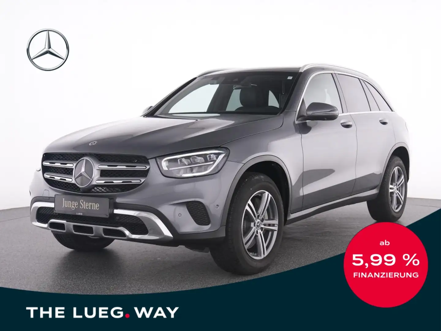 Mercedes-Benz GLC 300 de 4M MBUX+Pano+LED+AHK+Sound+Displ+360° Gris - 1