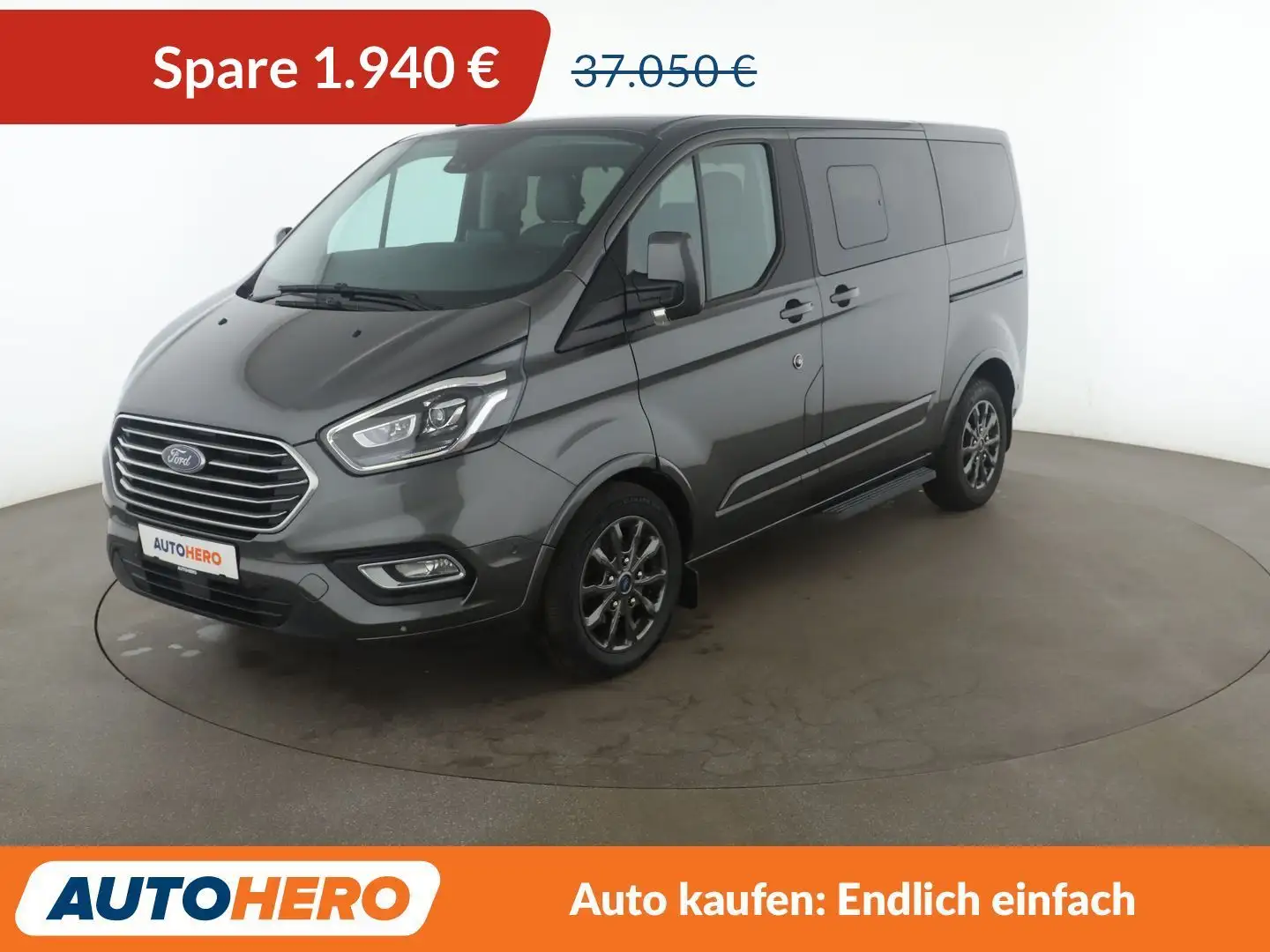 Ford Tourneo Custom 2.0 TDCi 320 L1 Tourneo Titanium X Aut.*NAV*ACC*SH Grau - 1