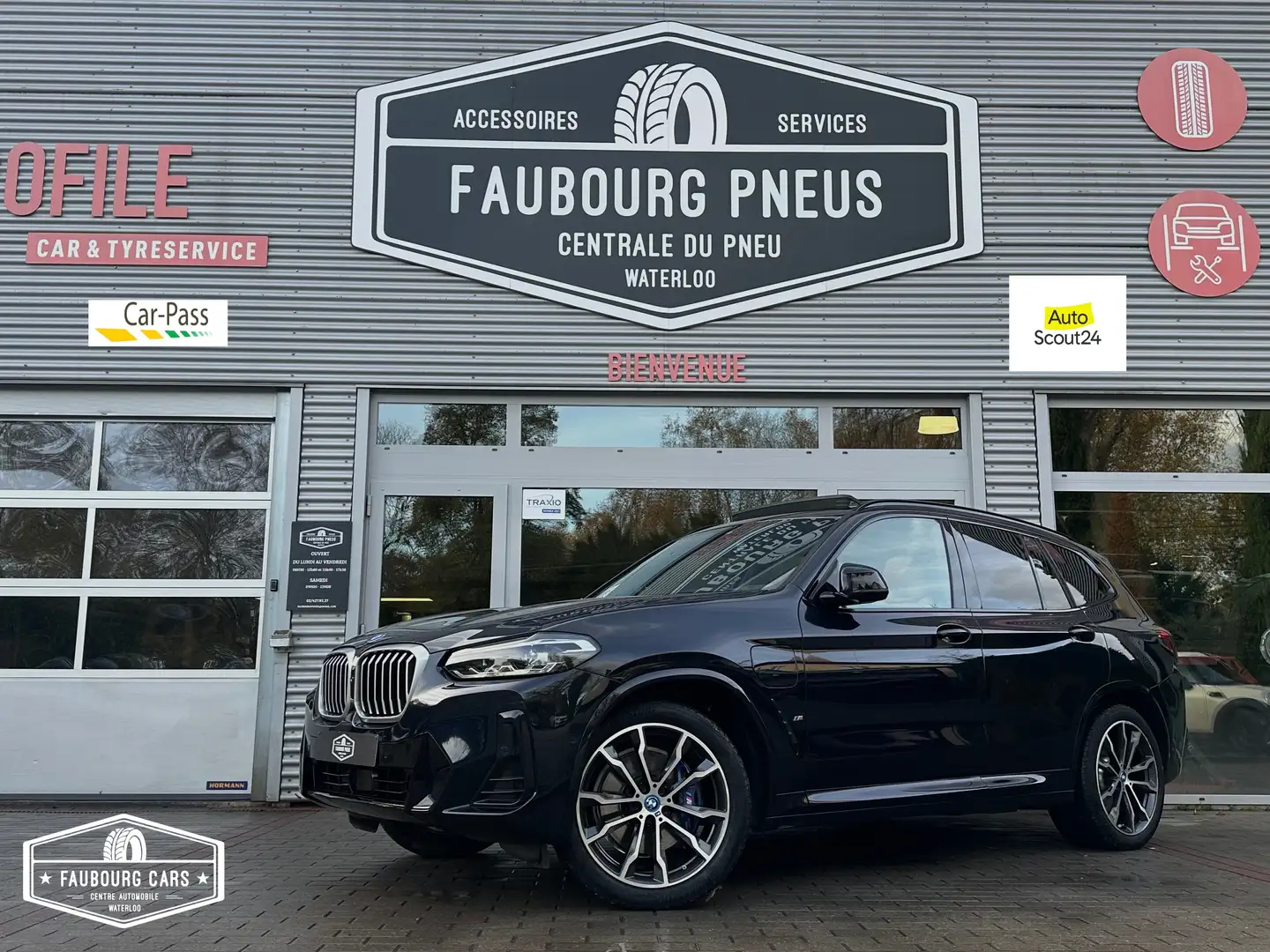 BMW X3 *TVA-21%-VAT*1-PROP/1-OWNER*HISTO-BMW-100%*FULL-OP Nero - 1