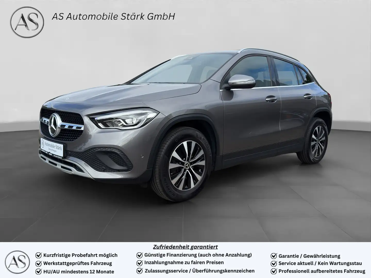 Mercedes-Benz GLA 200 Automatik Style+LED+Spur+CarPlay+DAB Grau - 1