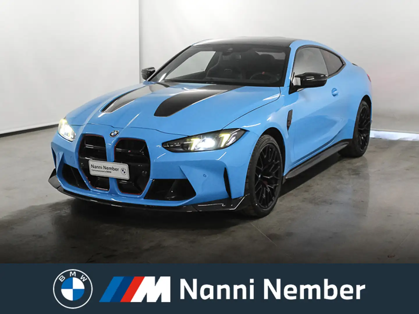 BMW M4 CS Coupé Laserlight Yellow + Carbon Ceramic Blu/Azzurro - 1