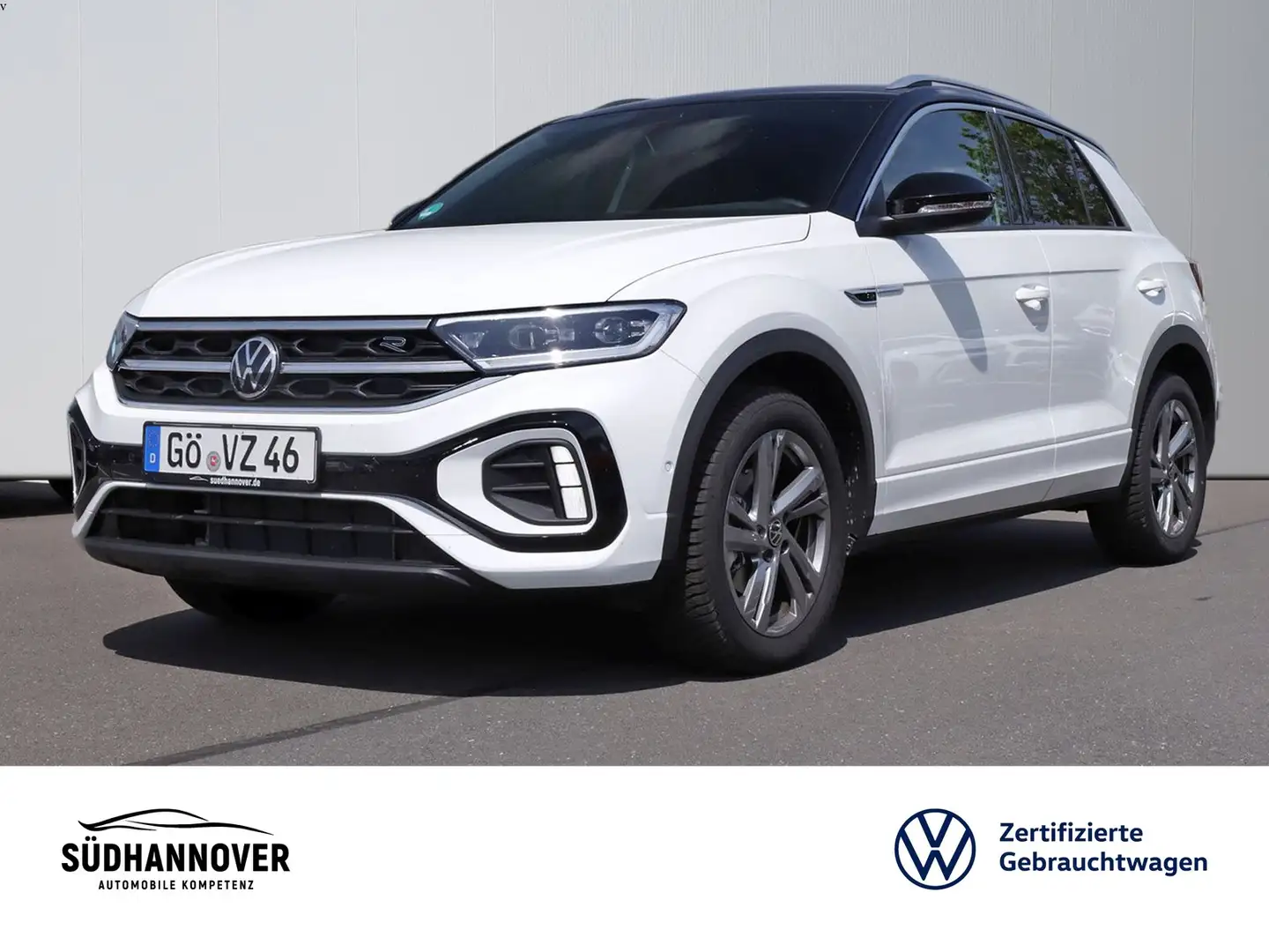 Volkswagen T-Roc R-Line 1.0 TSI AHK+NAVI+KAMERA+SHZ+PDC Weiß - 1