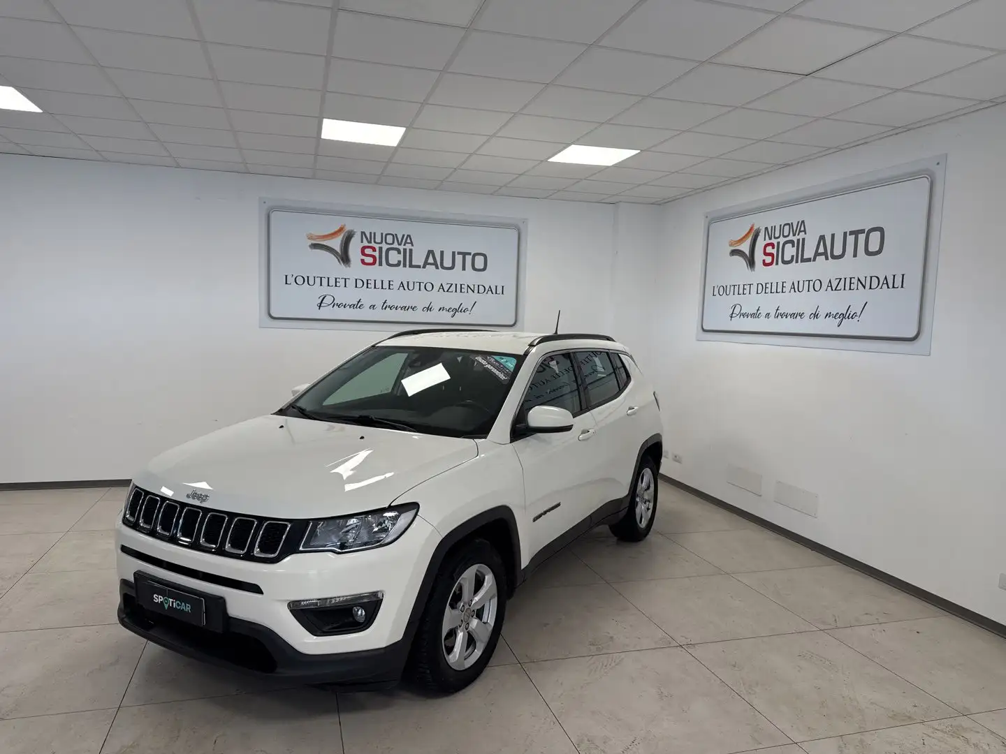 Jeep Compass II 2017 1.6 mjt Longitude 2wd 120cv my19 Bianco - 2