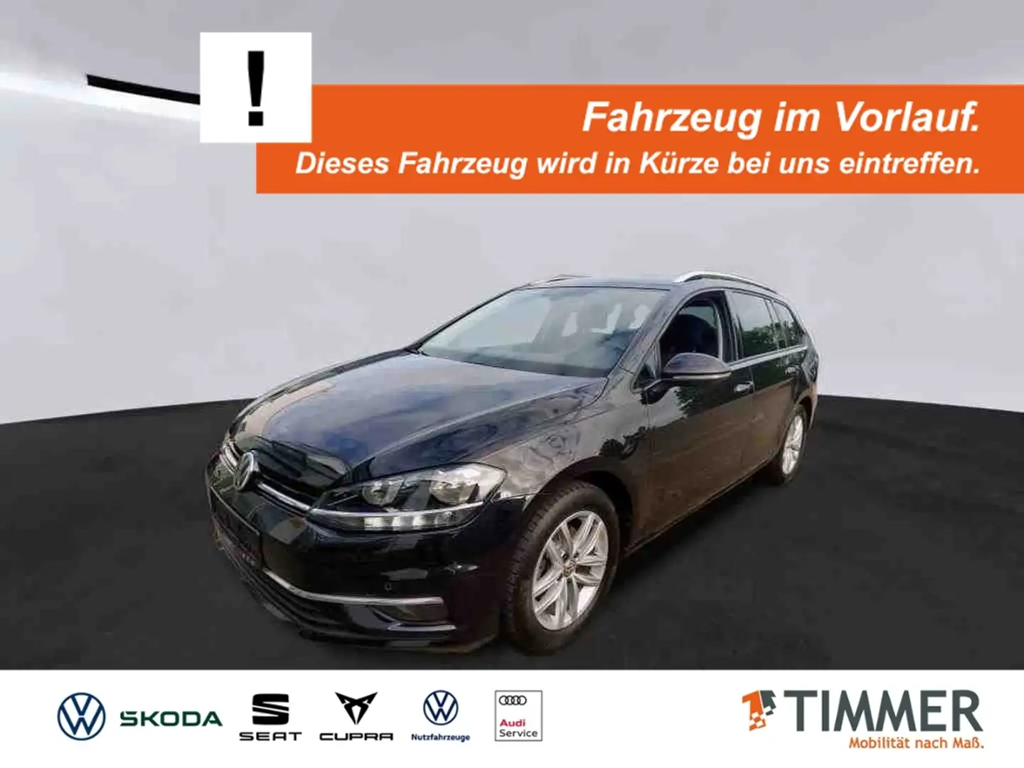 Volkswagen Golf Variant VII Variant 1.6 TDI COMFORT *AHK *NAVI *SHZ *PDC Noir - 1