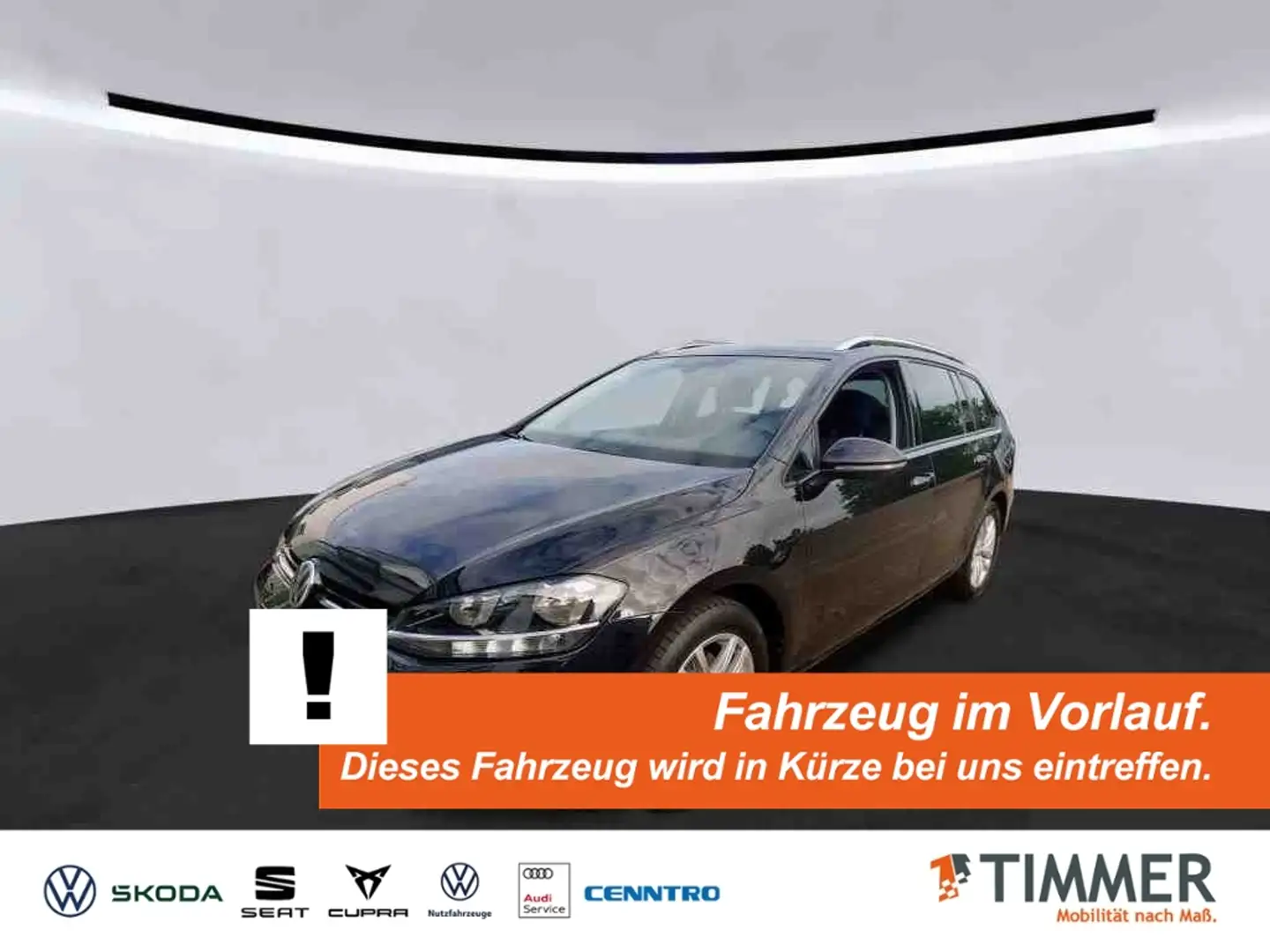 Volkswagen Golf Variant VII Variant 1.6 TDI COMFORT *AHK *NAVI *SHZ *PDC Zwart - 1