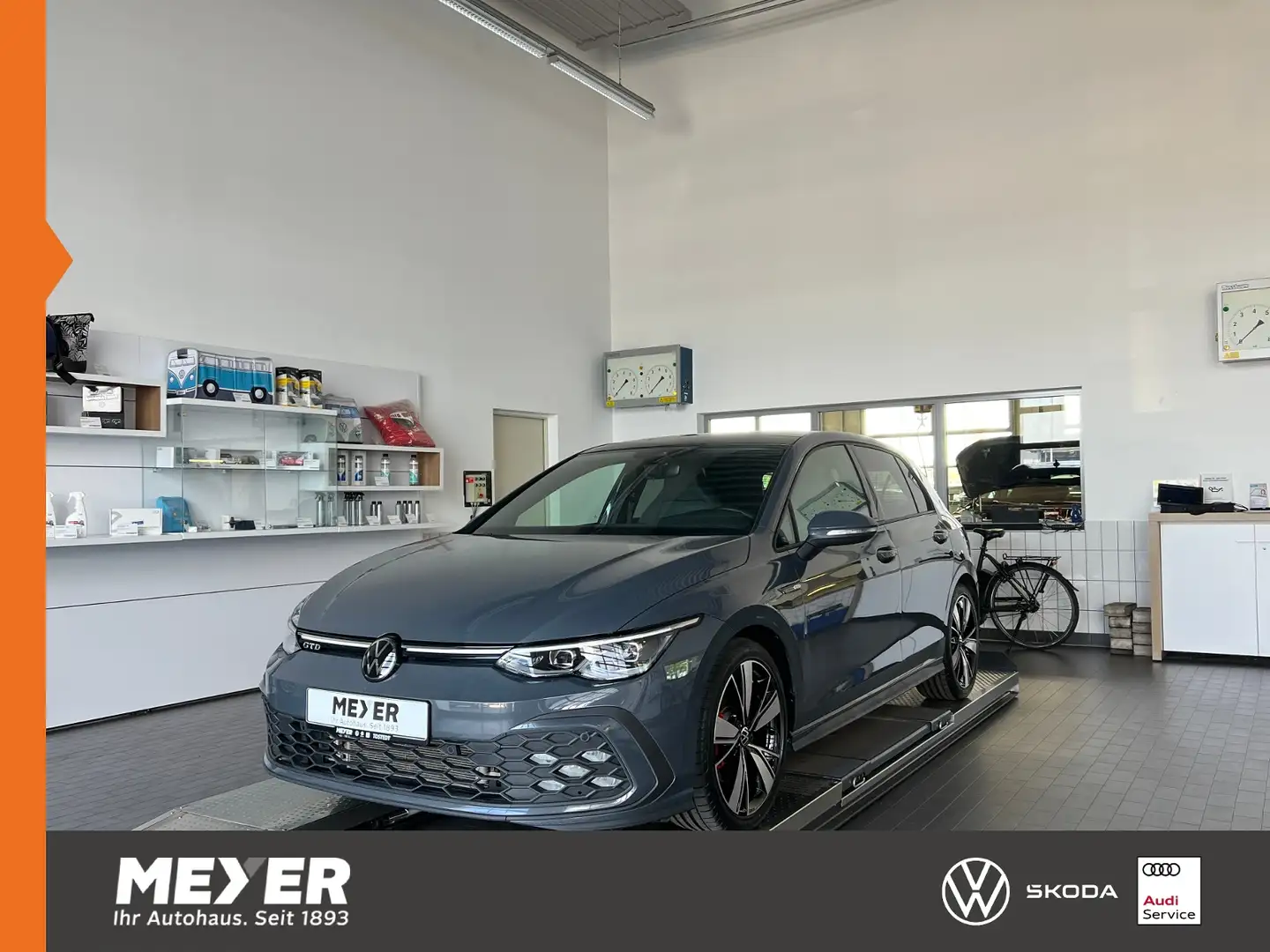 Volkswagen Golf VIII GTD 2.0 TDI DSG *Garantie, AHK, LED, 18'-LM* Grau - 1