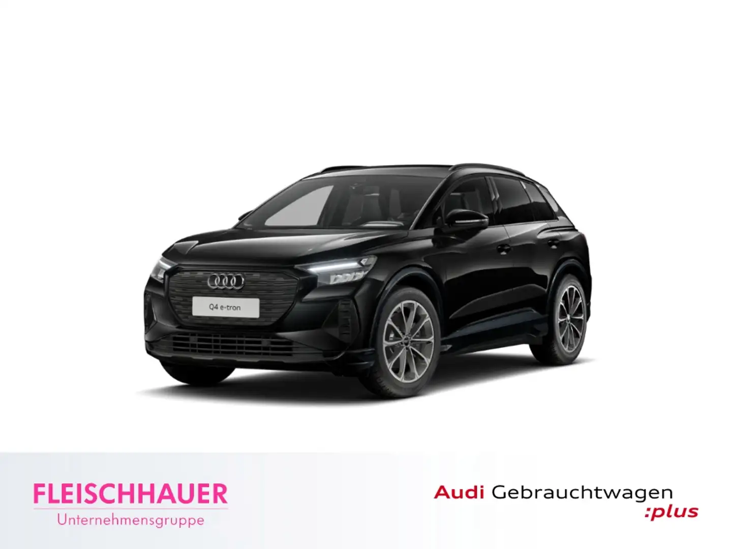 Audi Q4 e-tron 45 quattro LED+360+ACC+NAVI+AHK+SHZ+DC+DAB+CARPLAY Schwarz - 2