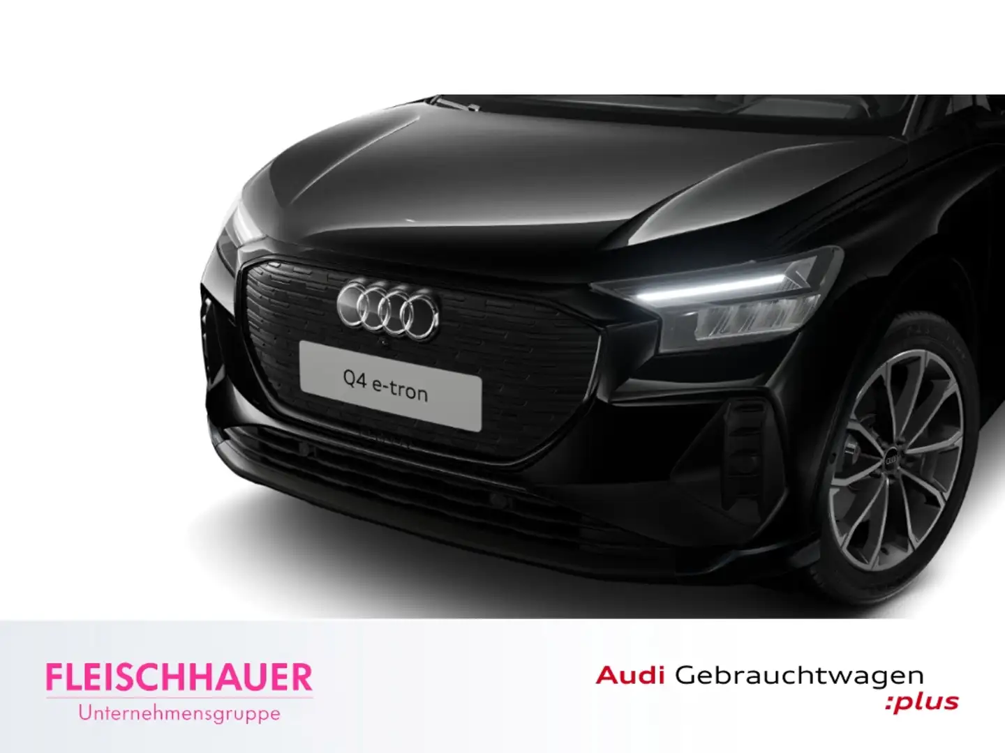 Audi Q4 e-tron 45 quattro LED+360+ACC+NAVI+AHK+SHZ+DC+DAB+CARPLAY Schwarz - 1