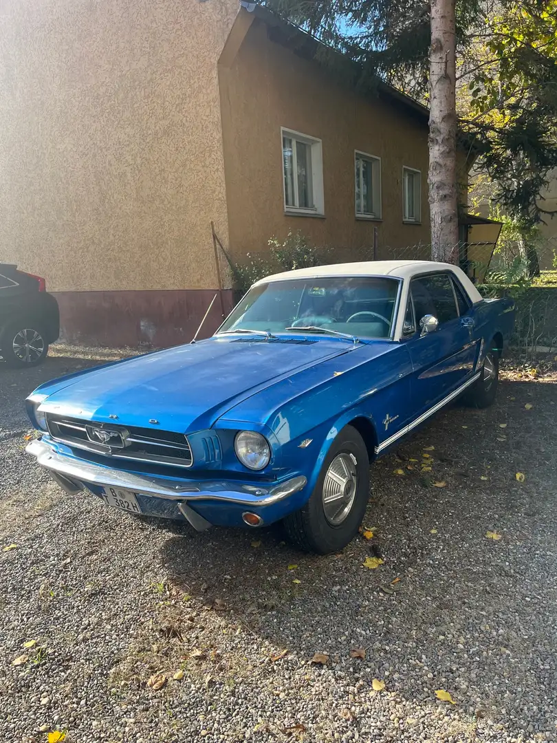 Ford Mustang Pony Blau - 1