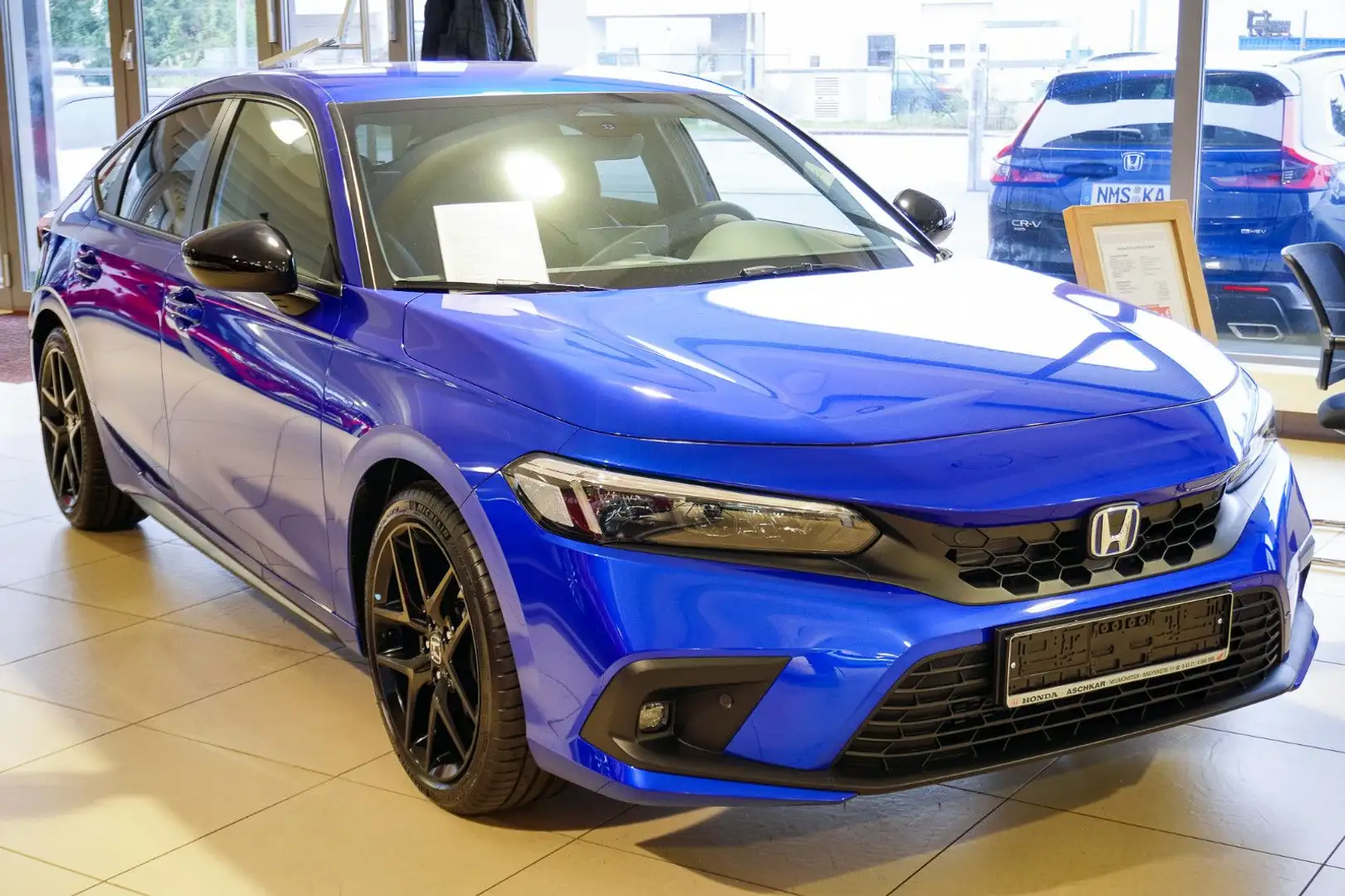 Honda Civic e:HEV 2.0 i-MMD Sport Blau - 1