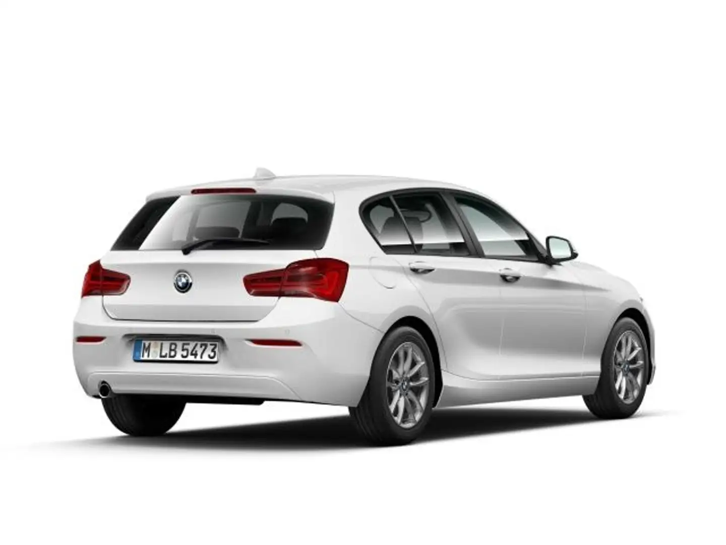 BMW 118 i Advantage Navi Prof. Aut. Klimaaut. Weiß - 2