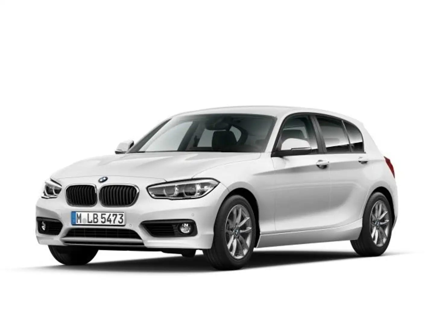 BMW 118 i Advantage Navi Prof. Aut. Klimaaut. Weiß - 1