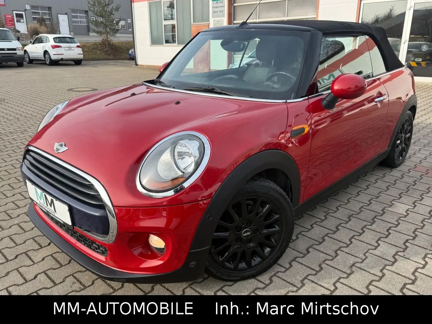 MINI Cooper Cabrio-LEDER-KAMERA-SHZ-LED-SPORTSITZE Rot - 2
