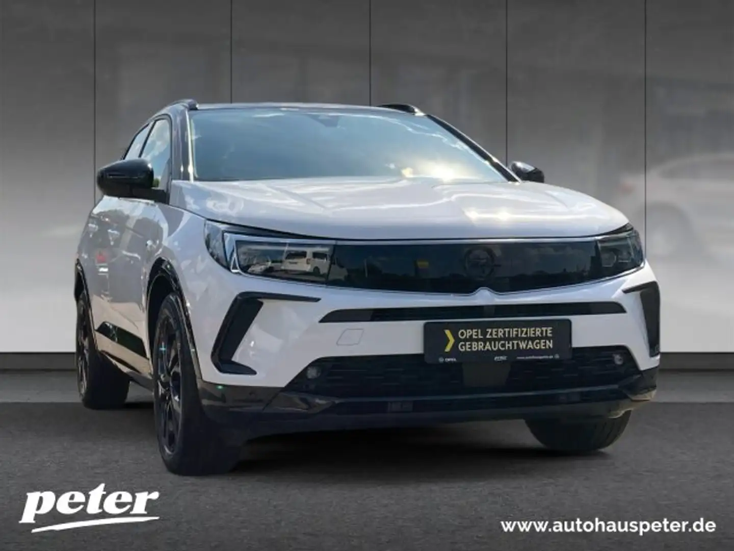 Opel Grandland Grandland 1.2 Turbo GS Line Klimaautomatik Alcanta Weiß - 2