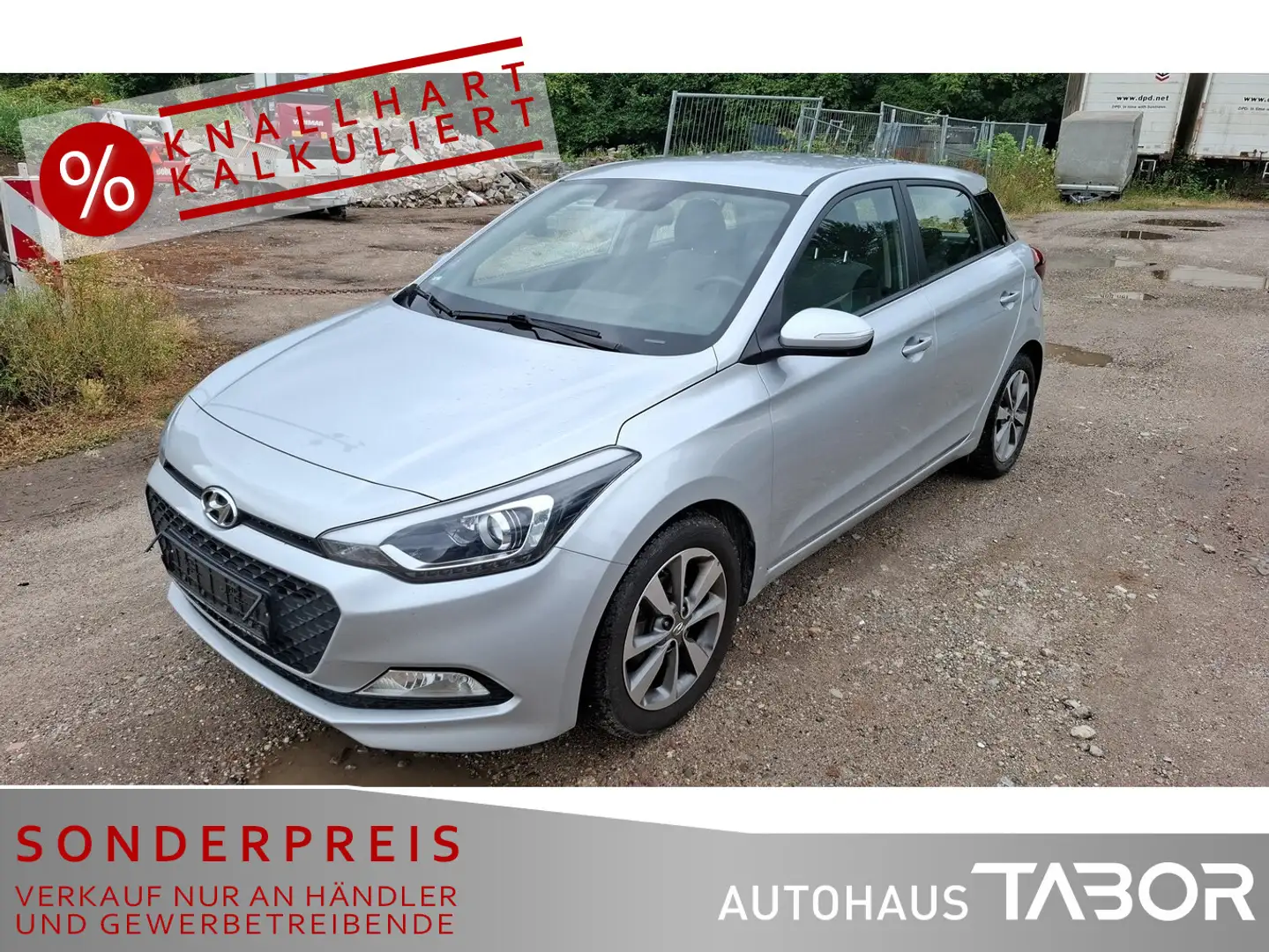 Hyundai i20 1.2 Intro Edition LM Klimaaut. SHZ Lane PDC Grau - 1