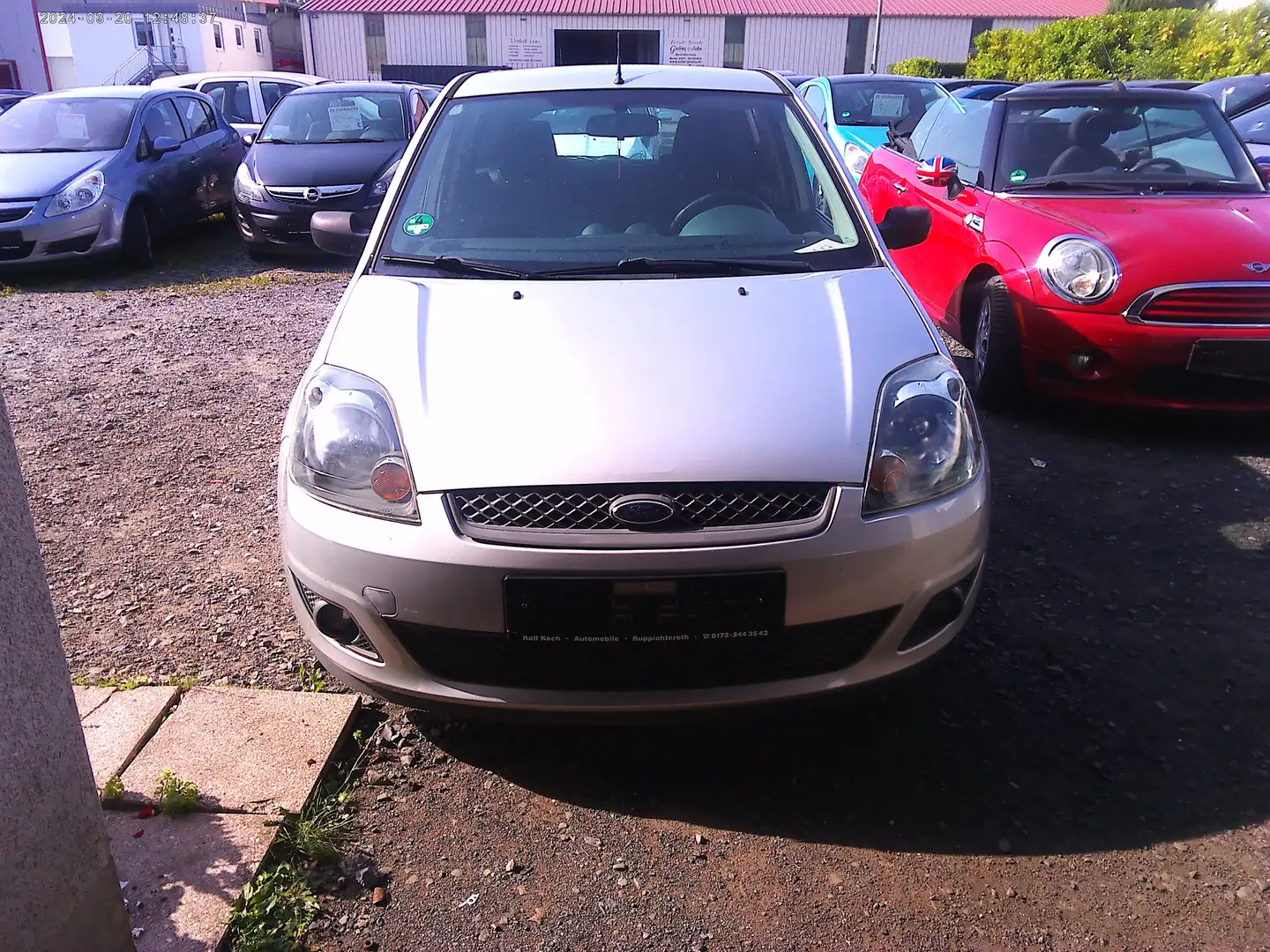 Ford Fiesta Plateado - 1