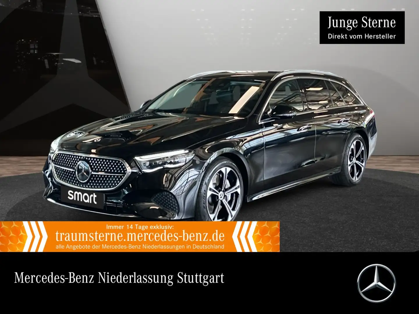 Mercedes-Benz E 300 de T Avantgarde Fahrass 360° Airmat Pano PTS Schwarz - 1